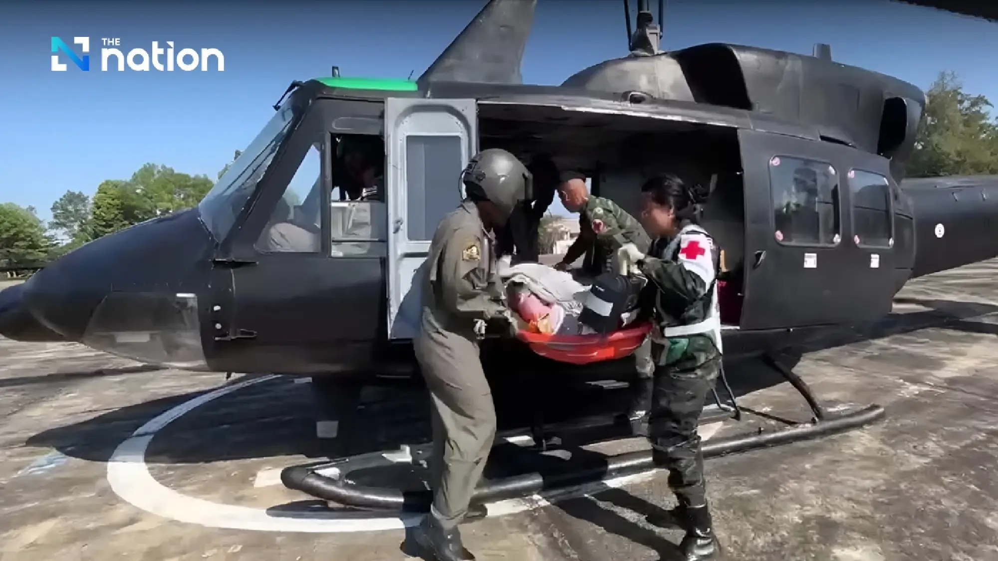 Two injured soldiers airlifted to hospital in Ubon Ratchathani