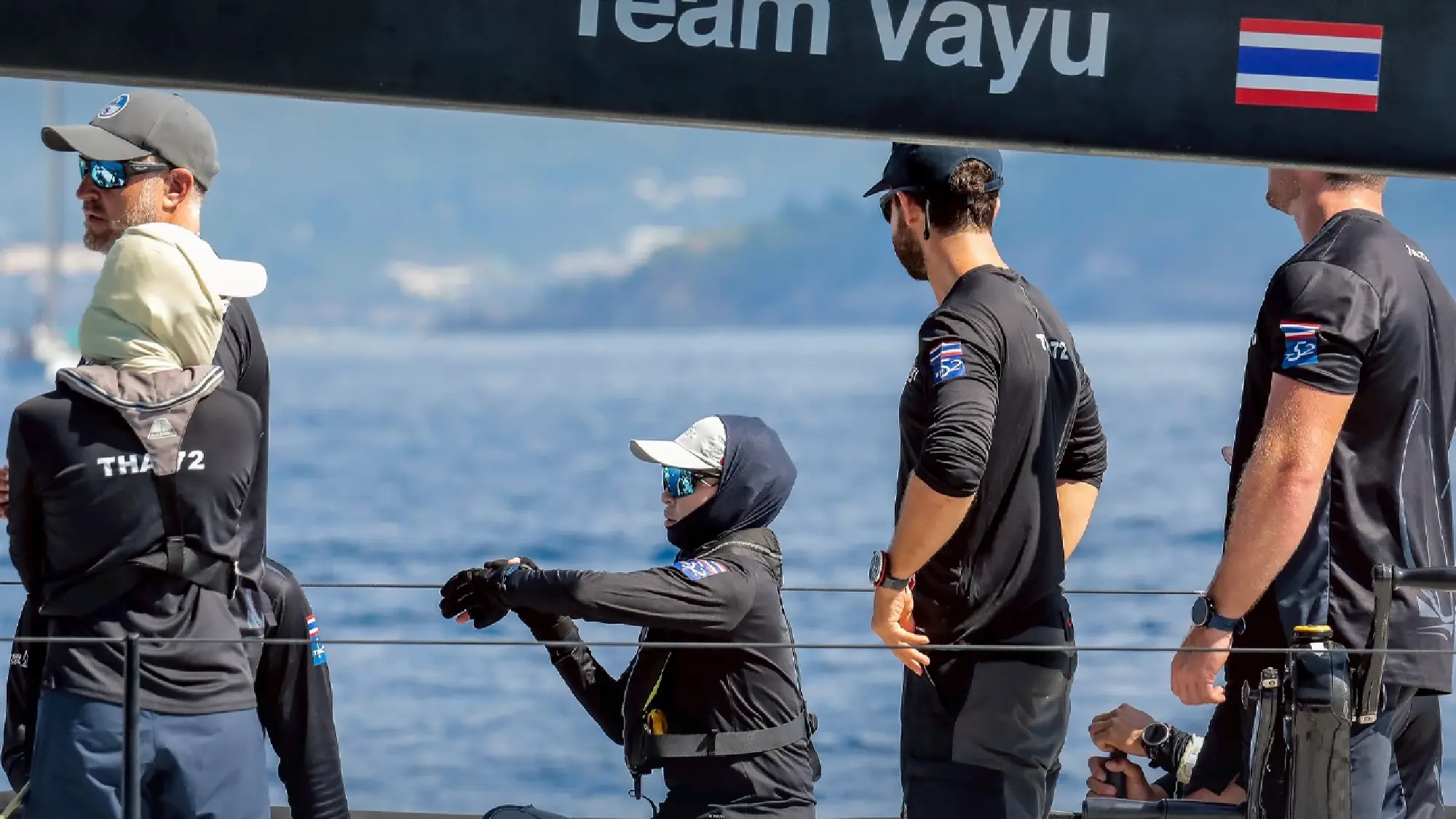 Queen leads team "Vayu" to victory in Race 2 at the 37th Phuket King's Cup Regatta