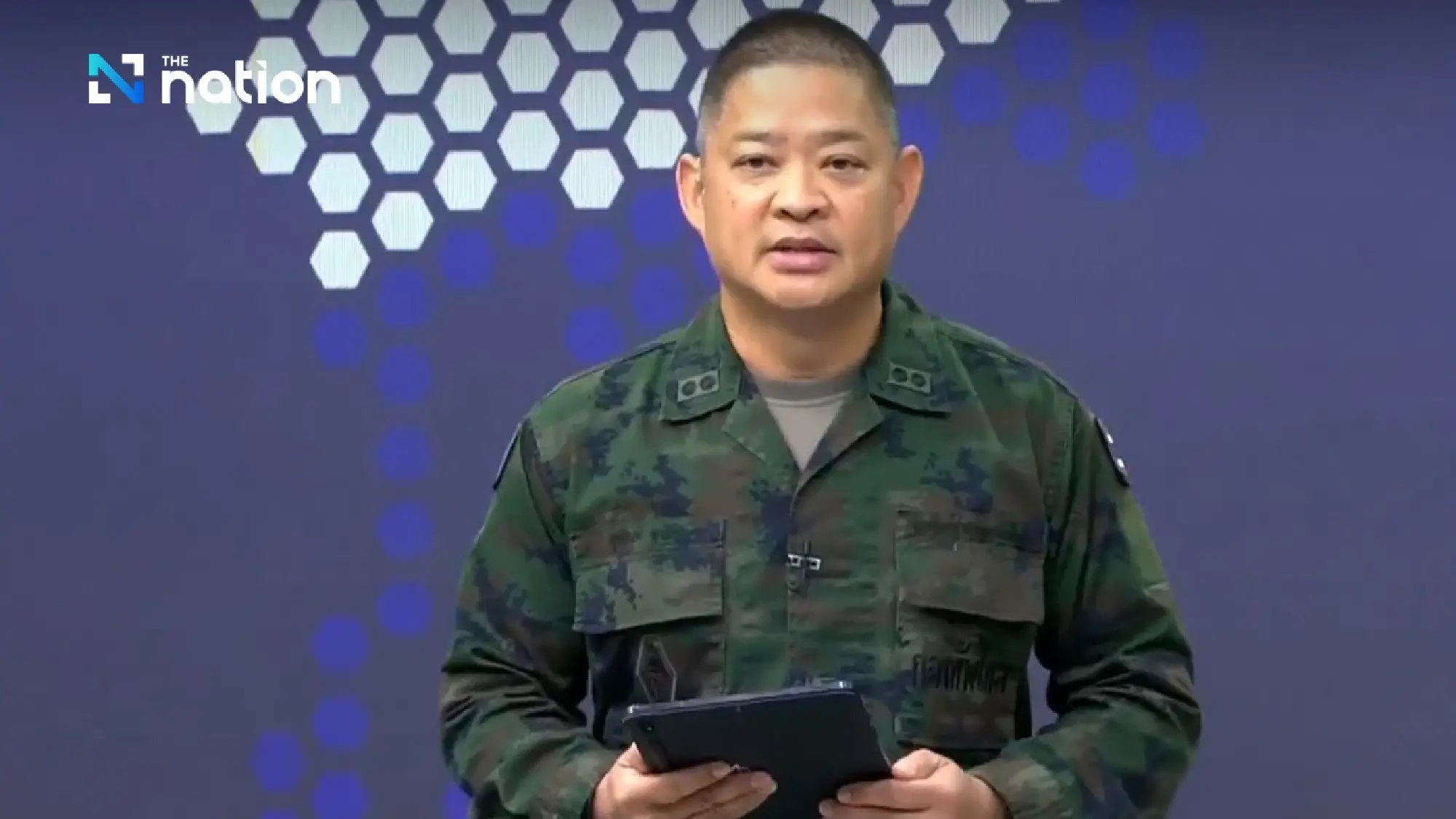 Rear Admiral Surasant Kongsiri, spokesperson for the Defence Ministry