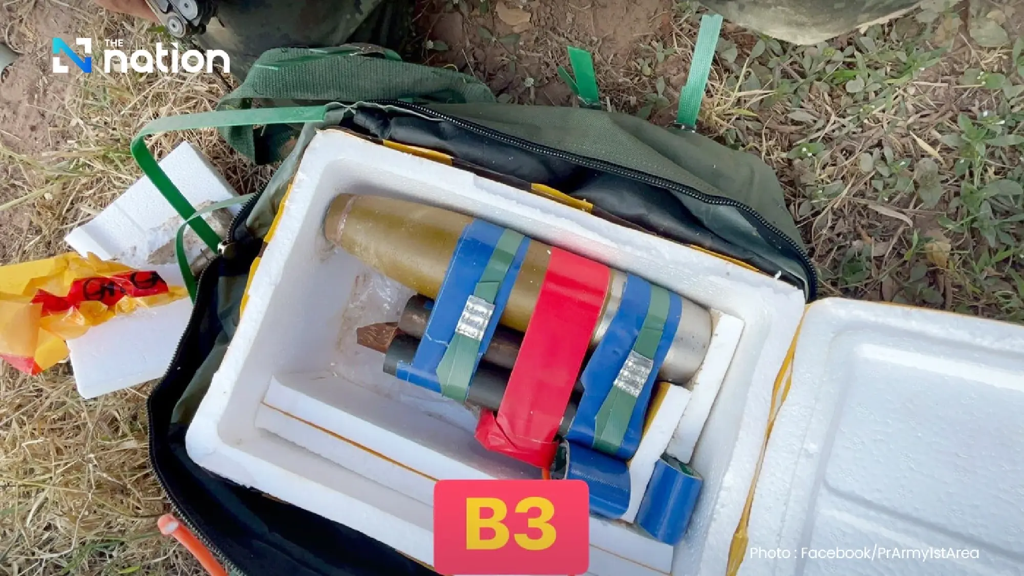 Sa Kaeo's Ban Khlong Phaeng retaken; live mines found at Cambodian base