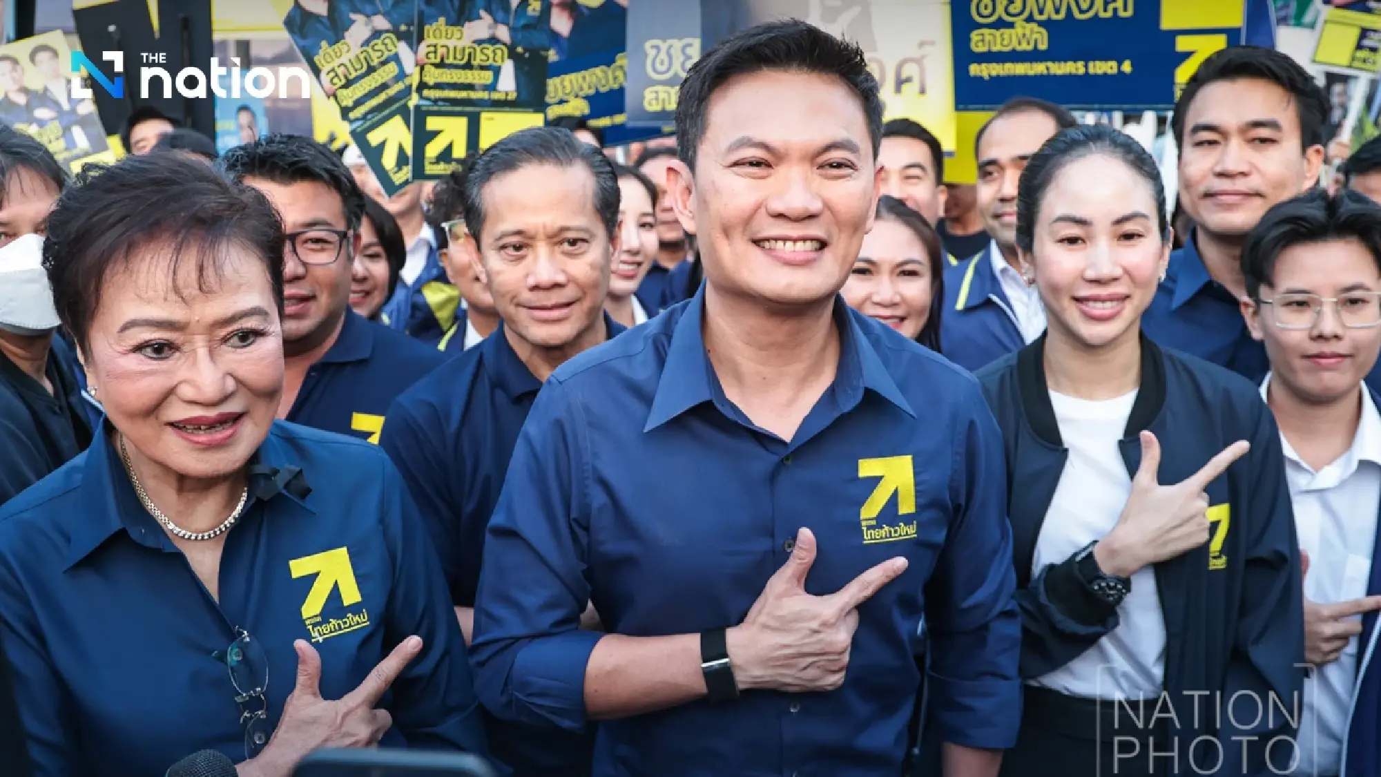 Lively first day of MP registration in Bangkok as party leaders turn out in force