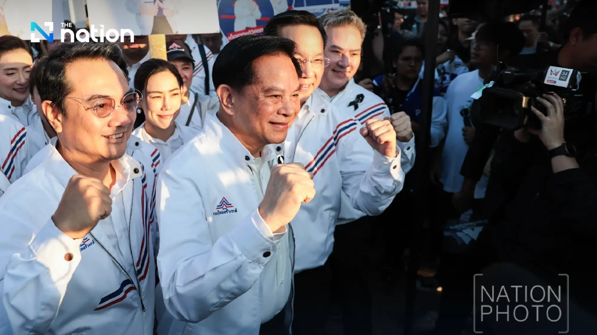Lively first day of MP registration in Bangkok as party leaders turn out in force