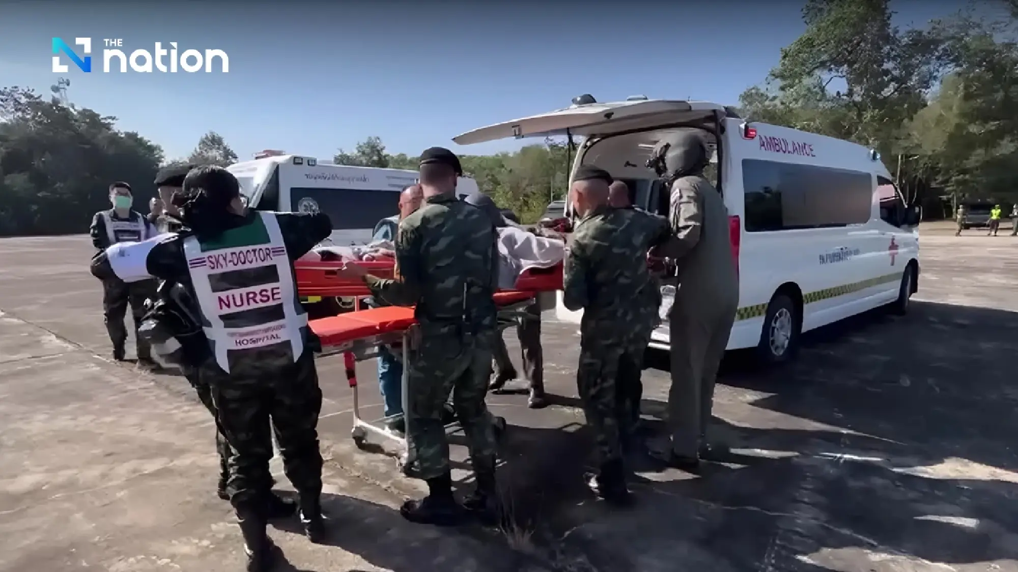 Two injured soldiers airlifted to hospital in Ubon Ratchathani