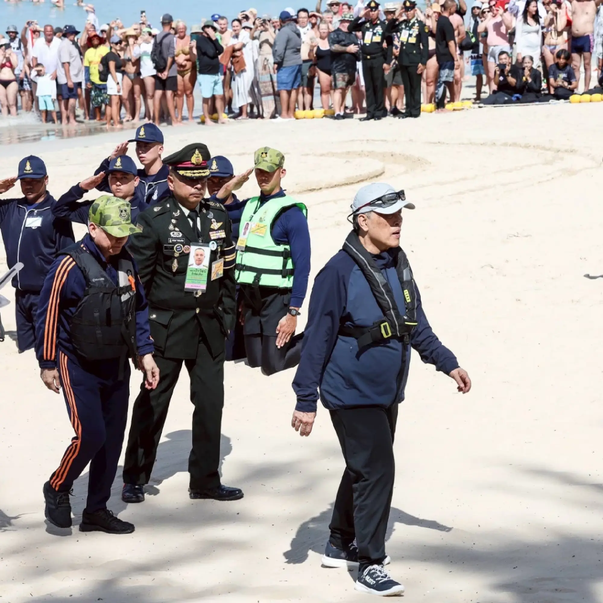 Their Majesties The King and Queen graciously present awards for the ‘Phuket King’s Cup Regatta’