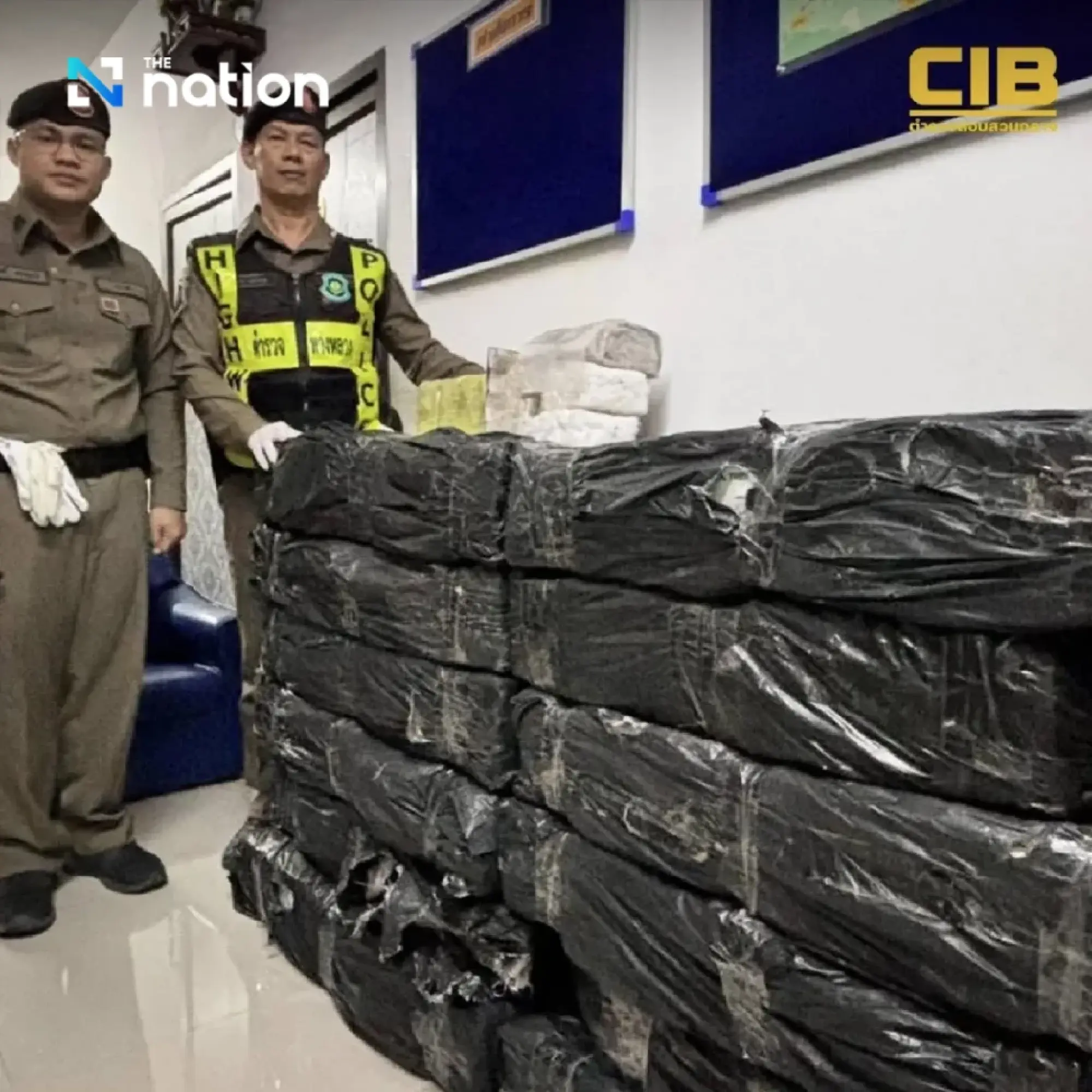 Police seize 500kgs of ‘ice’ drug worth 300 million baht