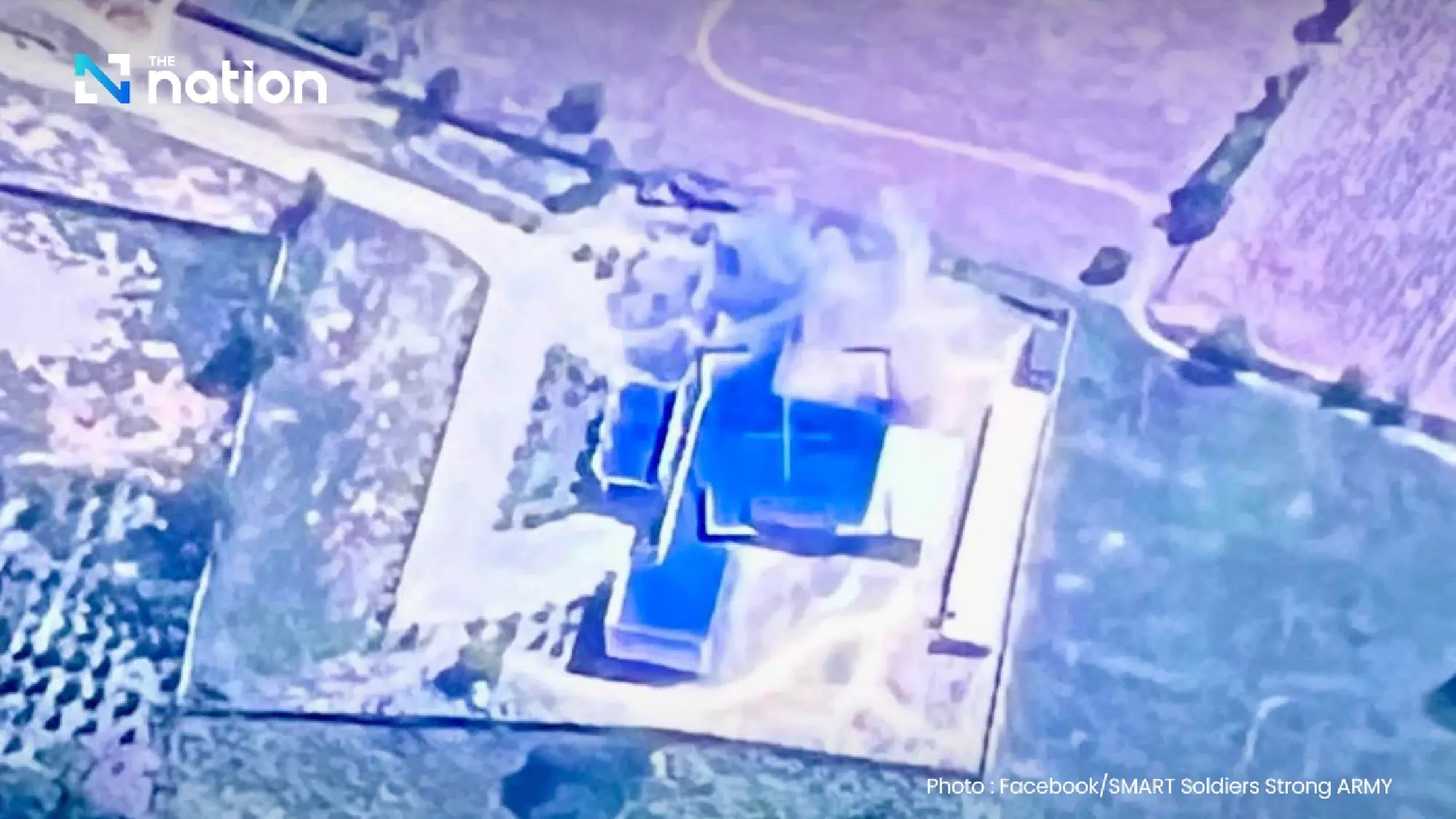 First Army Area reports destruction of casino building across Sa Kaeo border