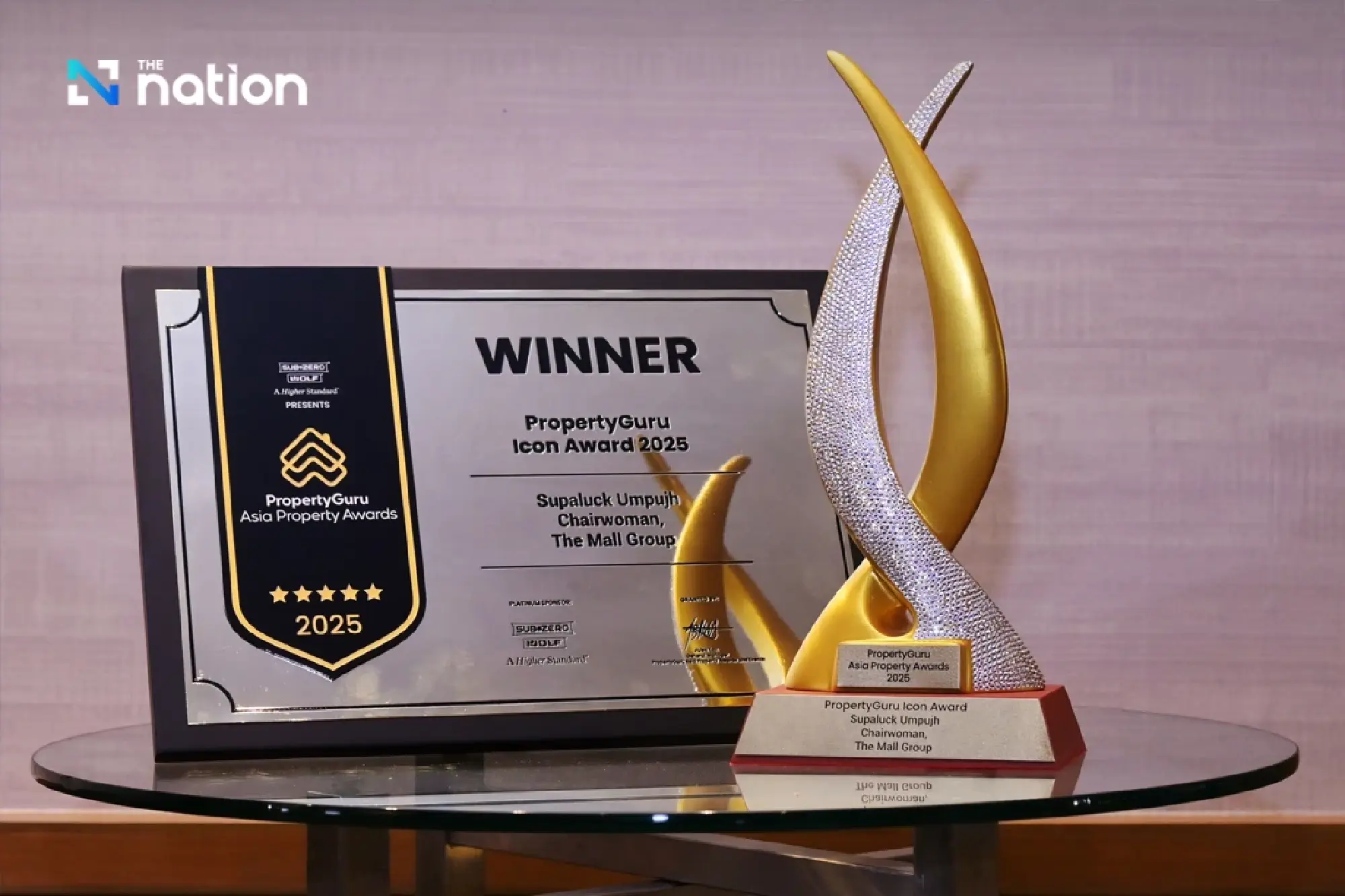 Supaluck Umpujh Wins PropertyGuru Icon 2025 Award, Trailblazing Female Leader Elevating Thailand’s Retail Industry onto the Global Stage