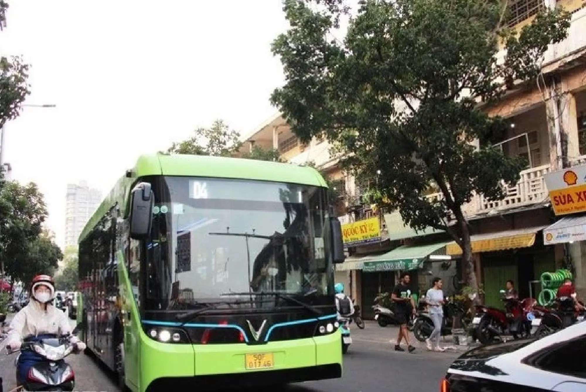 HCM City targets 100 % of its bus fleet to run on electric or green energy by 2030. — VNSA/VNS Photo