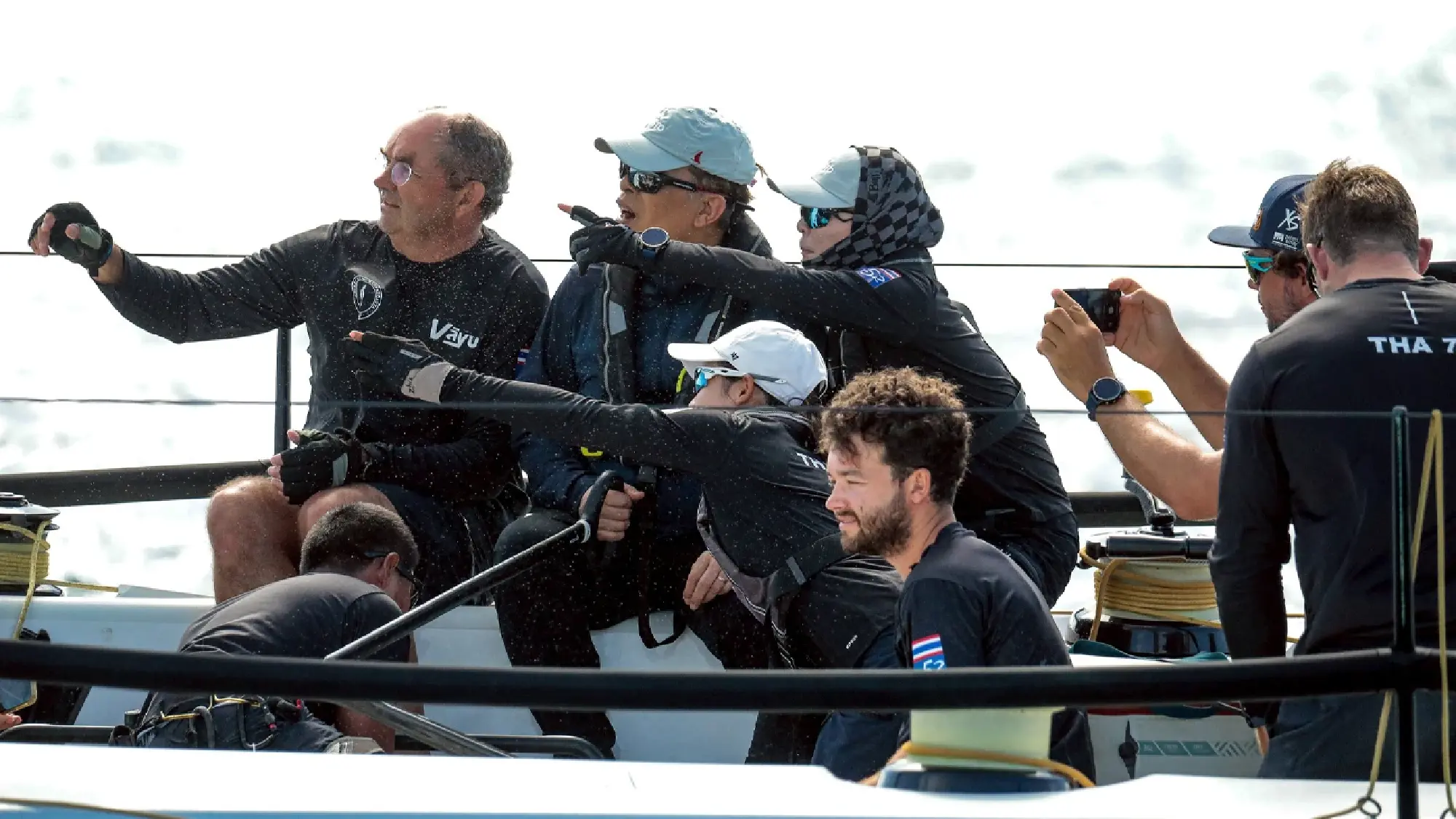 Their Majesties The King and Queen graciously present awards for the ‘Phuket King’s Cup Regatta’