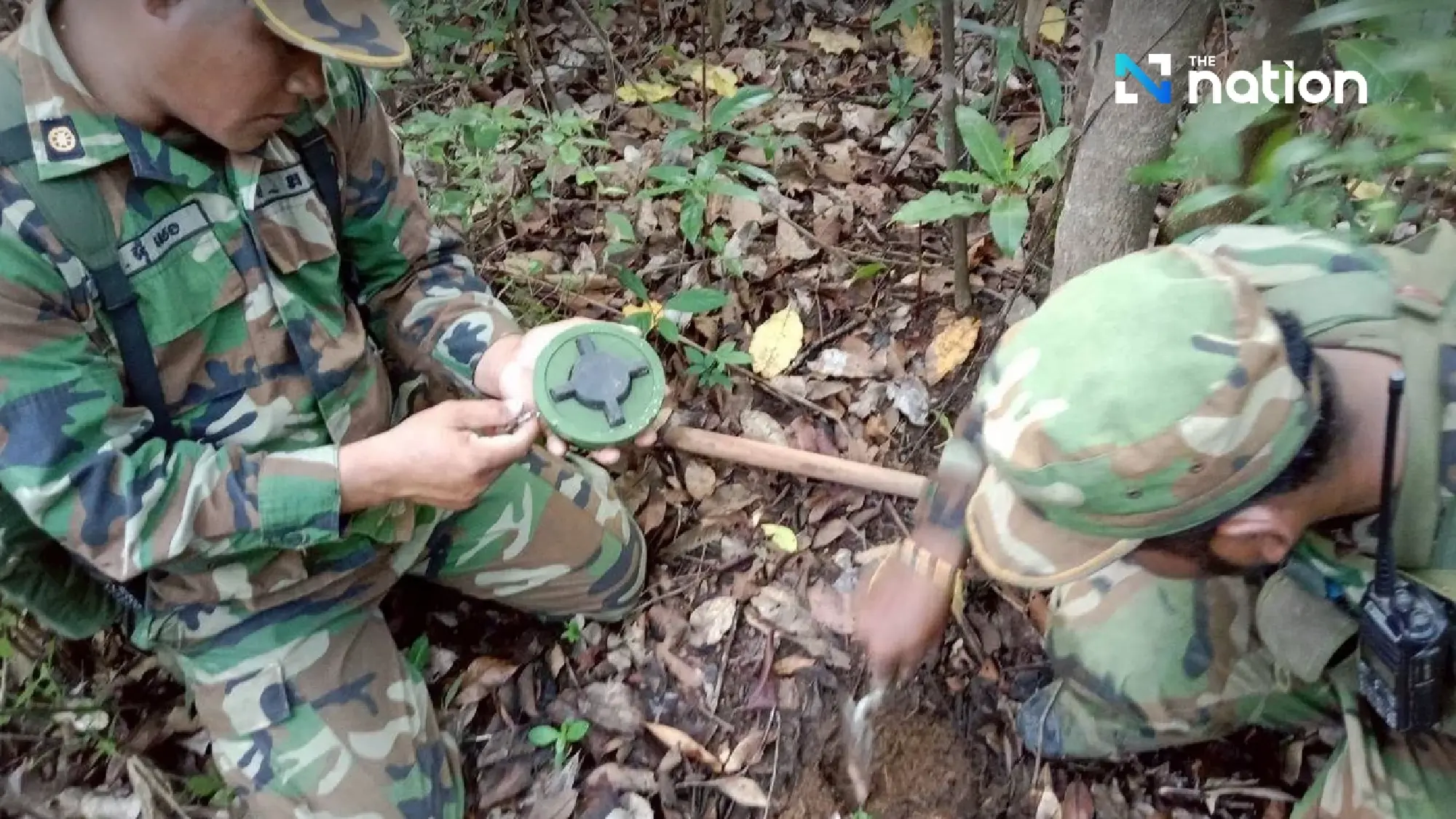 Second Army uncovers evidence of Cambodian forces planting landmines