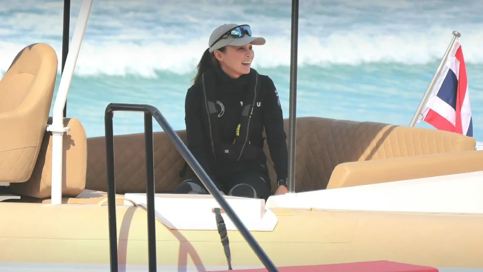 Queen leads team "Vayu" to victory in Race 2 at the 37th Phuket King's Cup Regatta