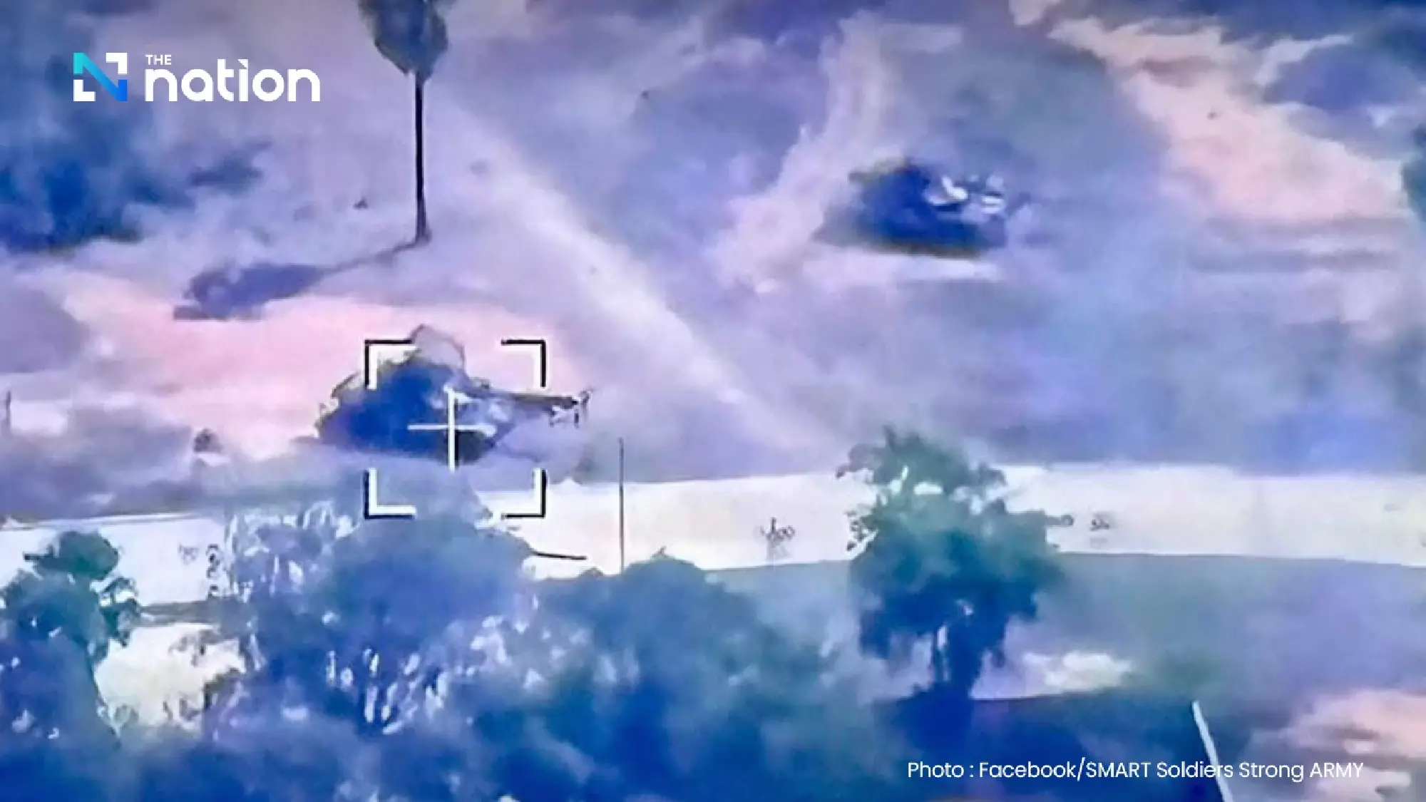 First Army Area reports destruction of casino building across Sa Kaeo border