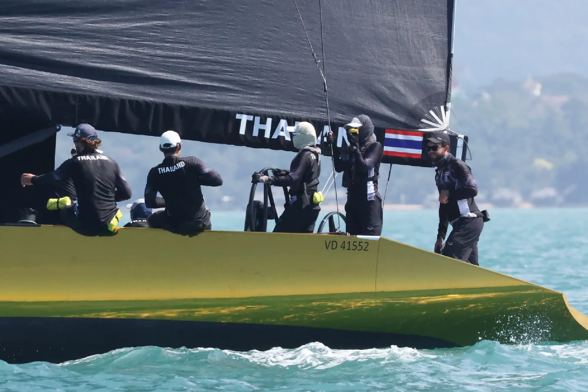 Her Majesty the Queen leads Thailand's sailing team to historic gold at the 33rd SEA Games