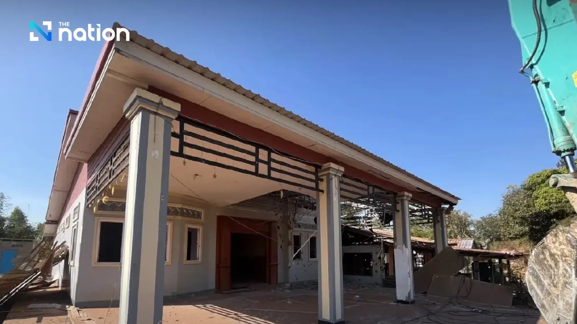 Burapha Task Force dismantles encroaching structures in Ban Nong Chan