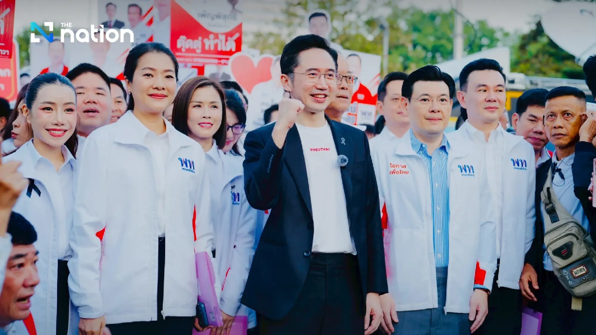 Lively first day of MP registration in Bangkok as party leaders turn out in force