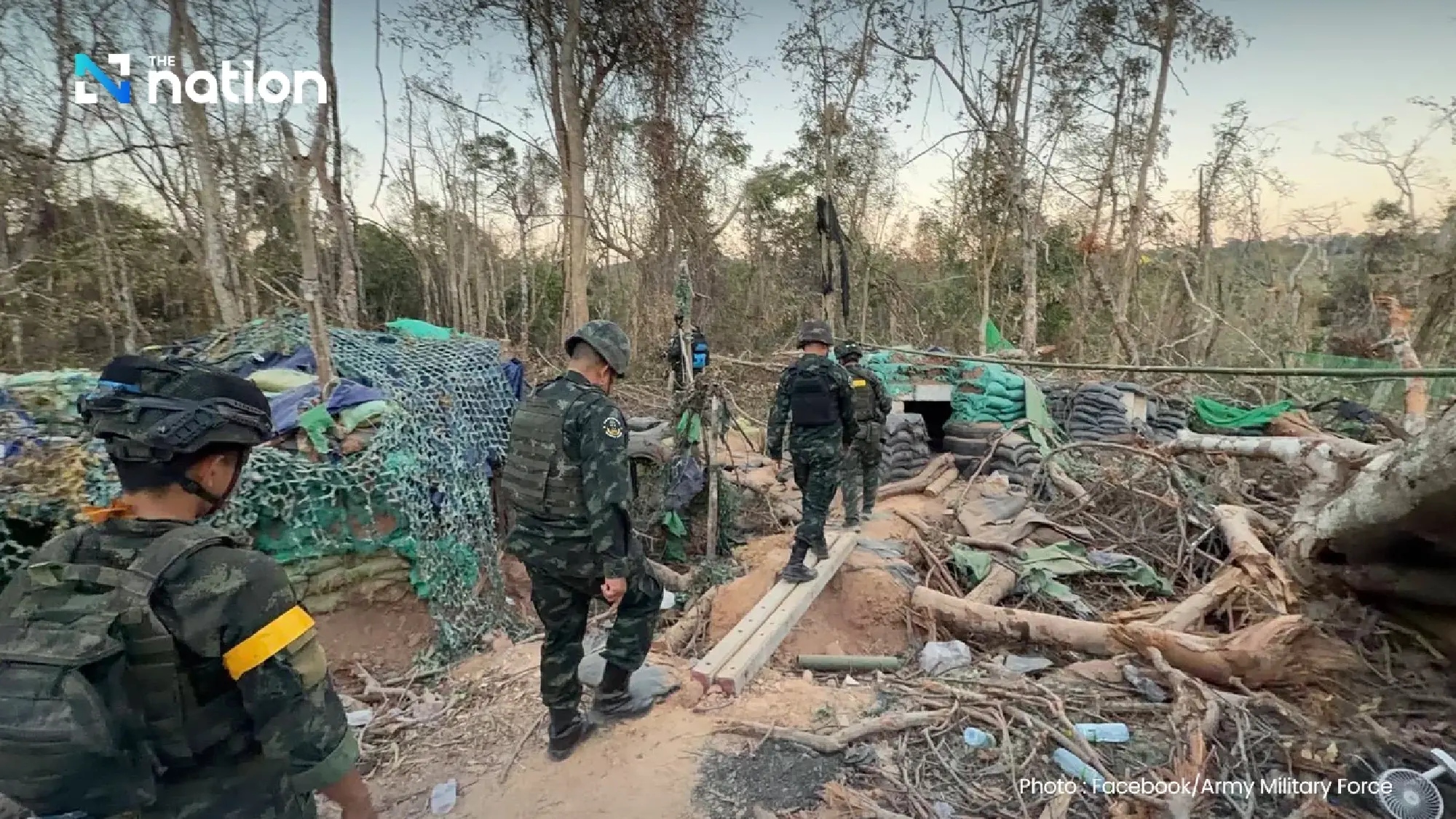 Boonsin delivers supplies to troops at Ta Kwai Temple