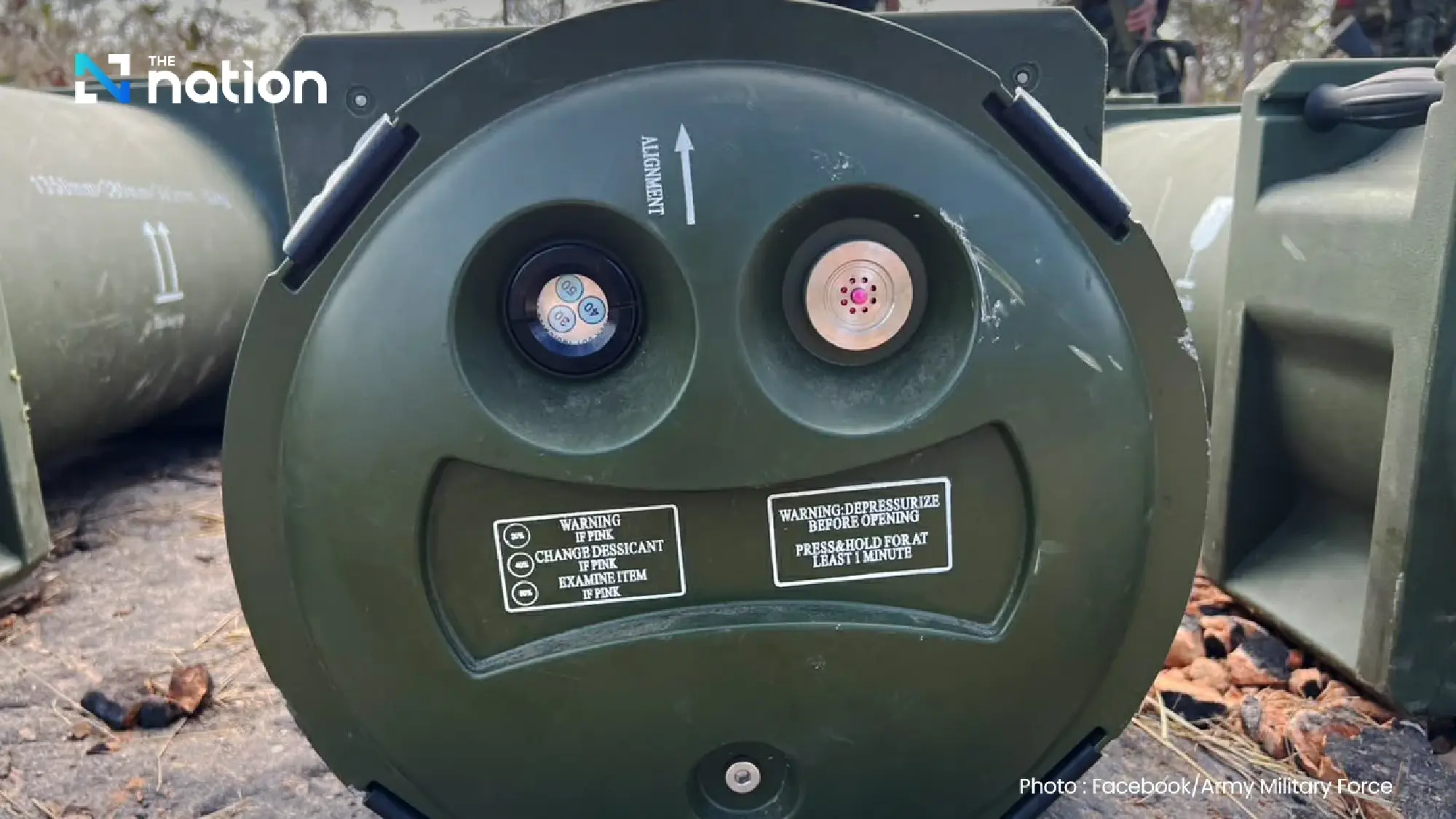 Chinese-made precision-guided anti-tank missiles seized from fallen Cambodian base