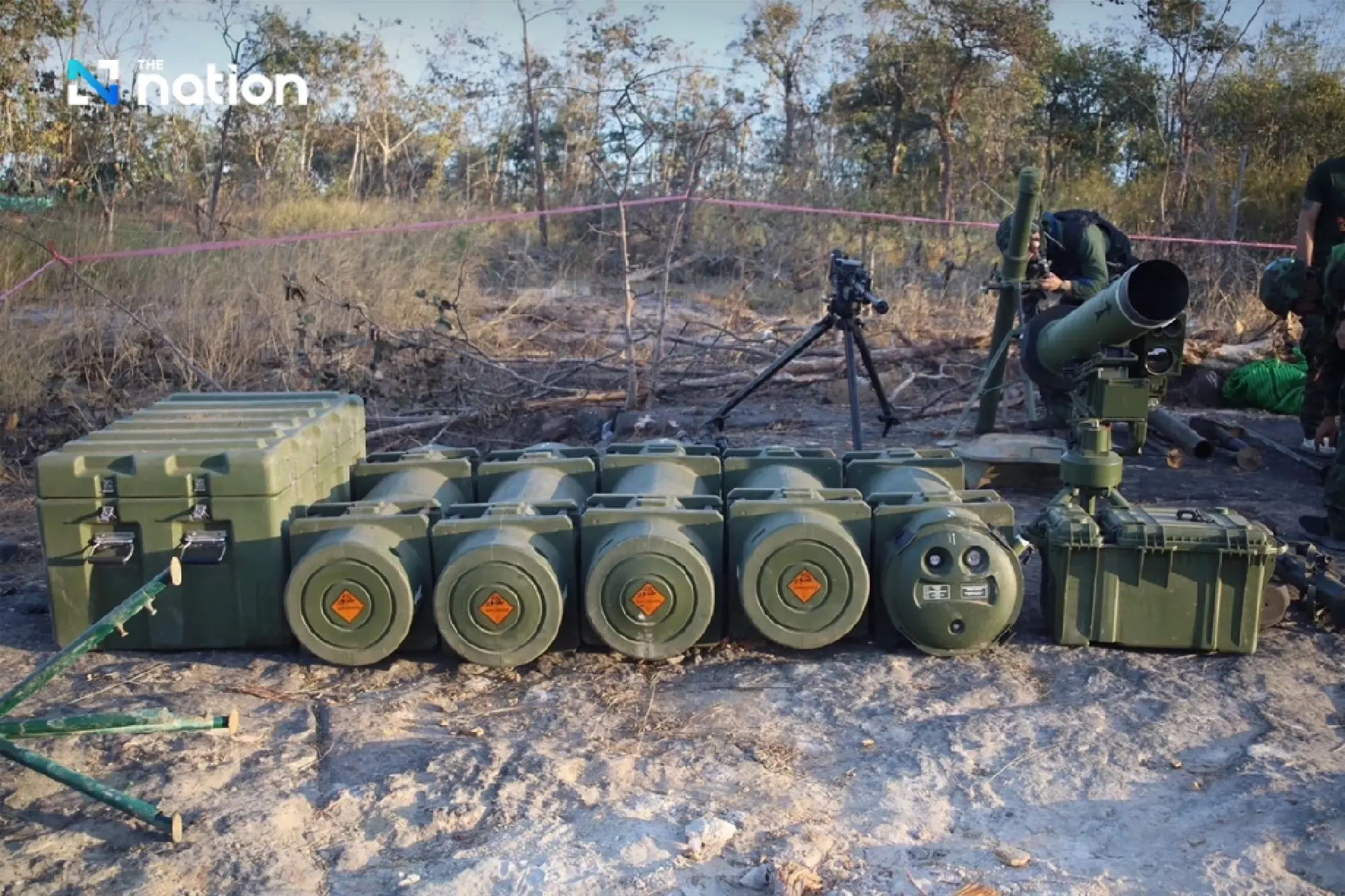 Thai troops seize large cache of Cambodian weapons on Hill 500