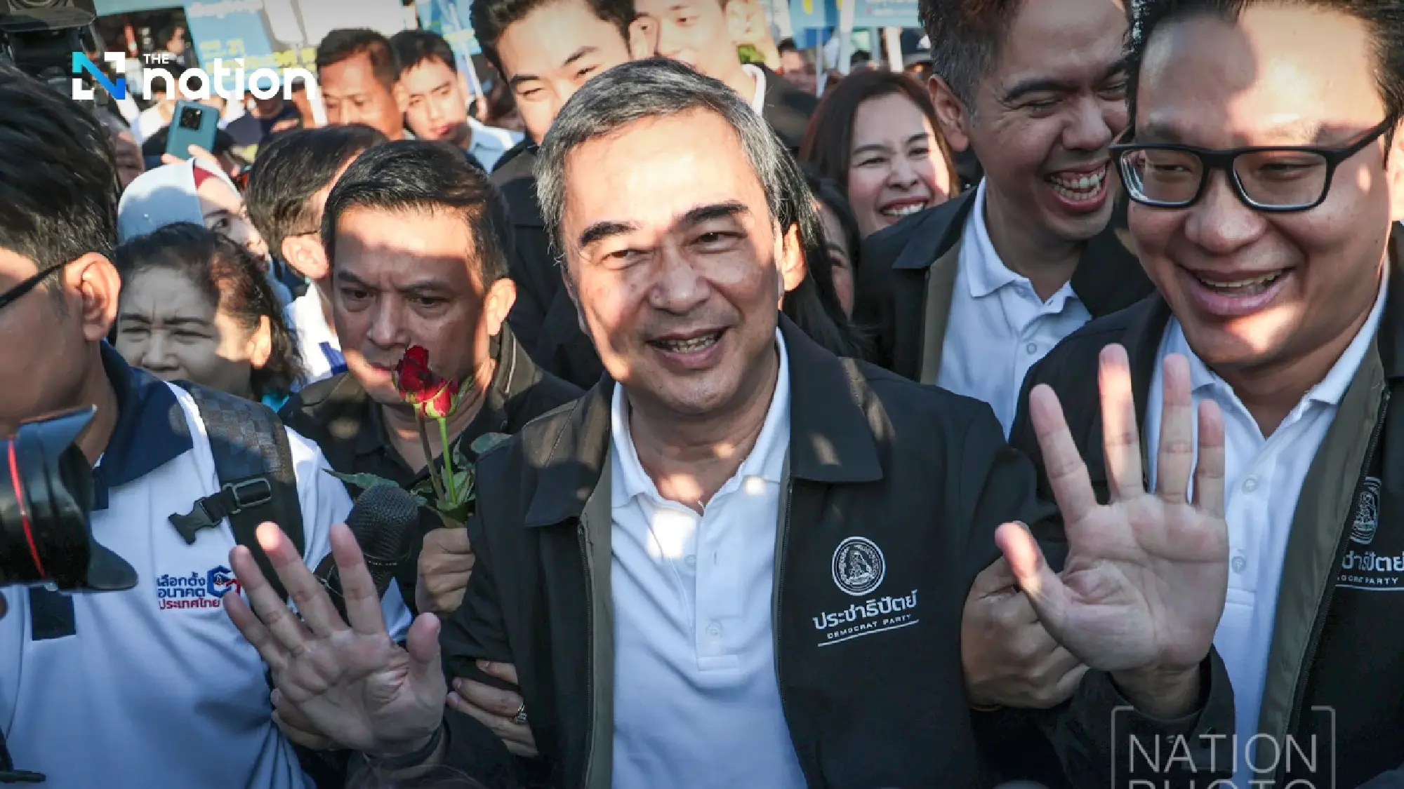 Lively first day of MP registration in Bangkok as party leaders turn out in force