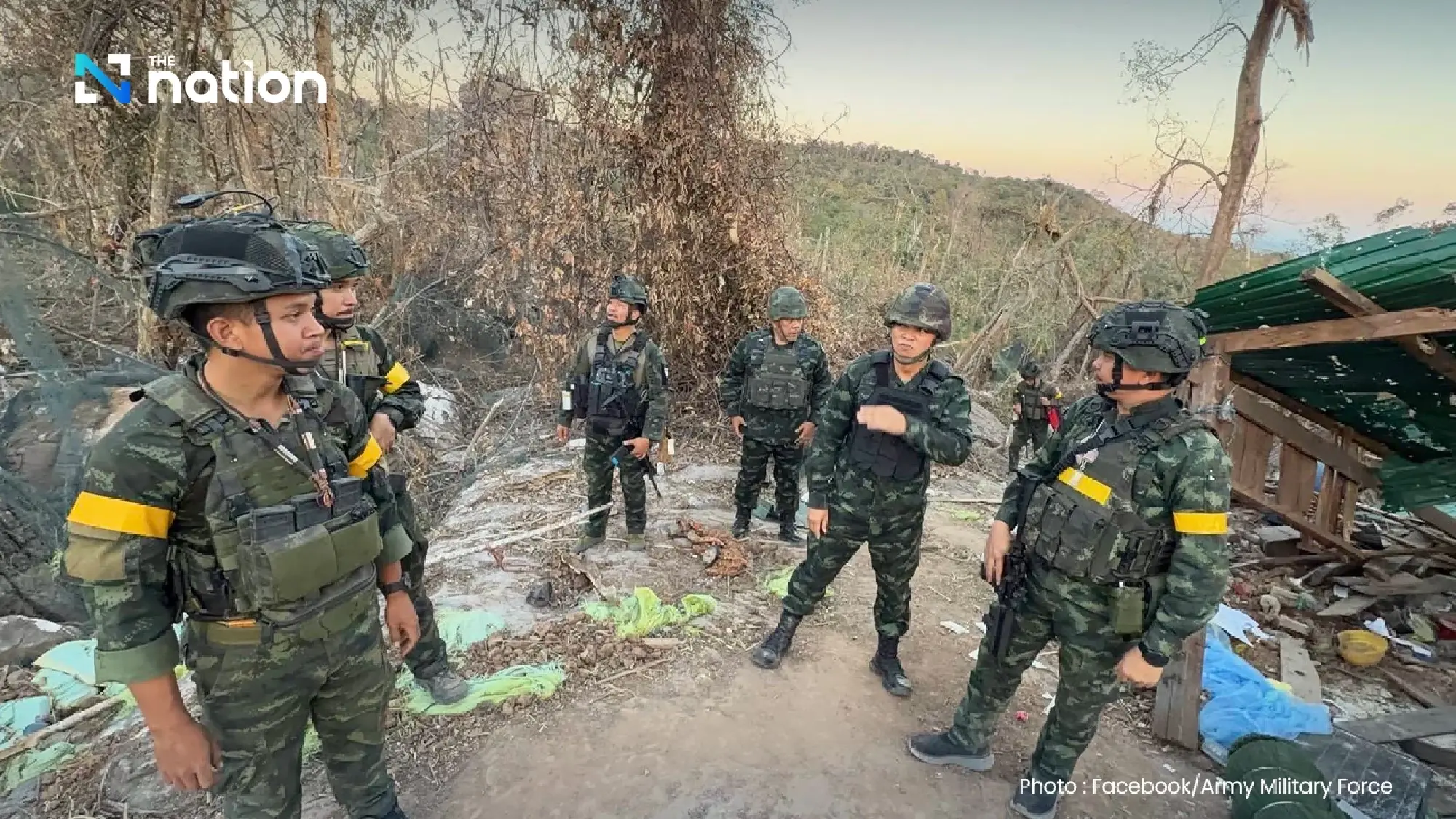 Boonsin delivers supplies to troops at Ta Kwai Temple