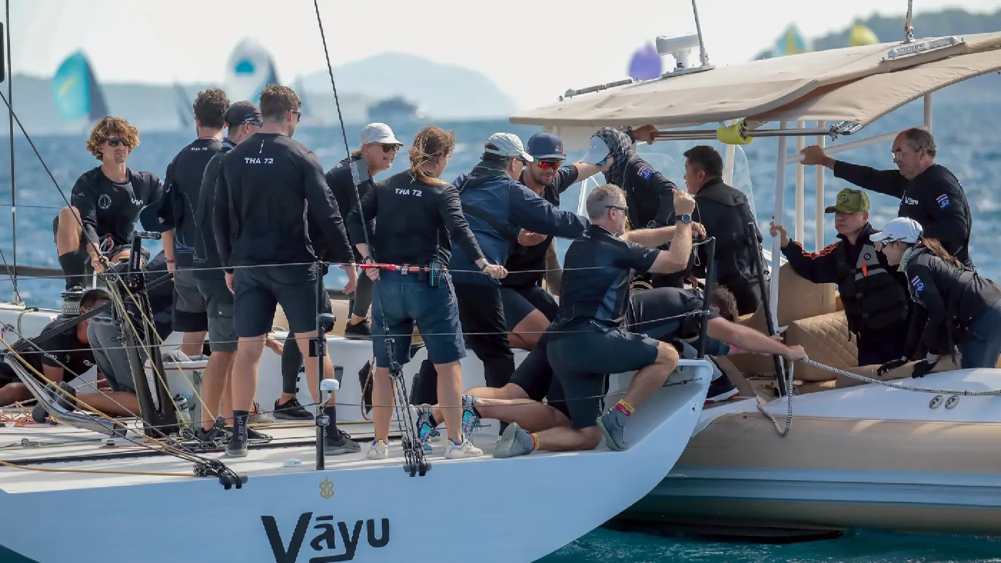 Their Majesties The King and Queen graciously present awards for the ‘Phuket King’s Cup Regatta’