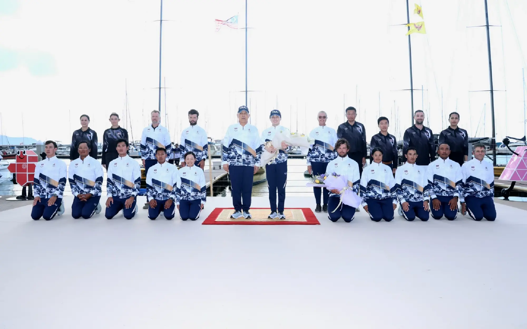 Her Majesty the Queen leads Thailand's sailing team to historic gold at the 33rd SEA Games