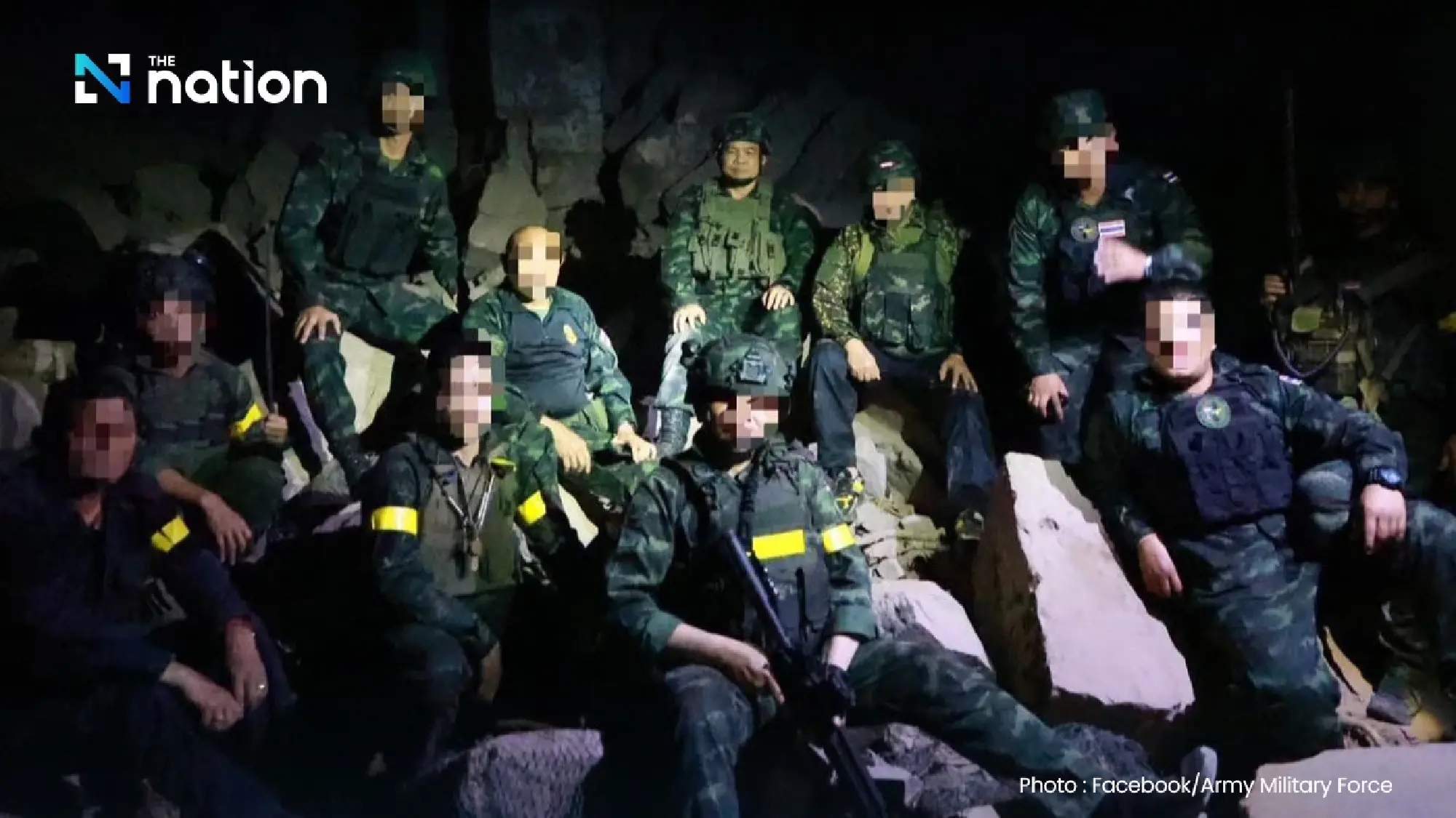 Second Army commander inspects seized Cambodian weapons at Hill 350