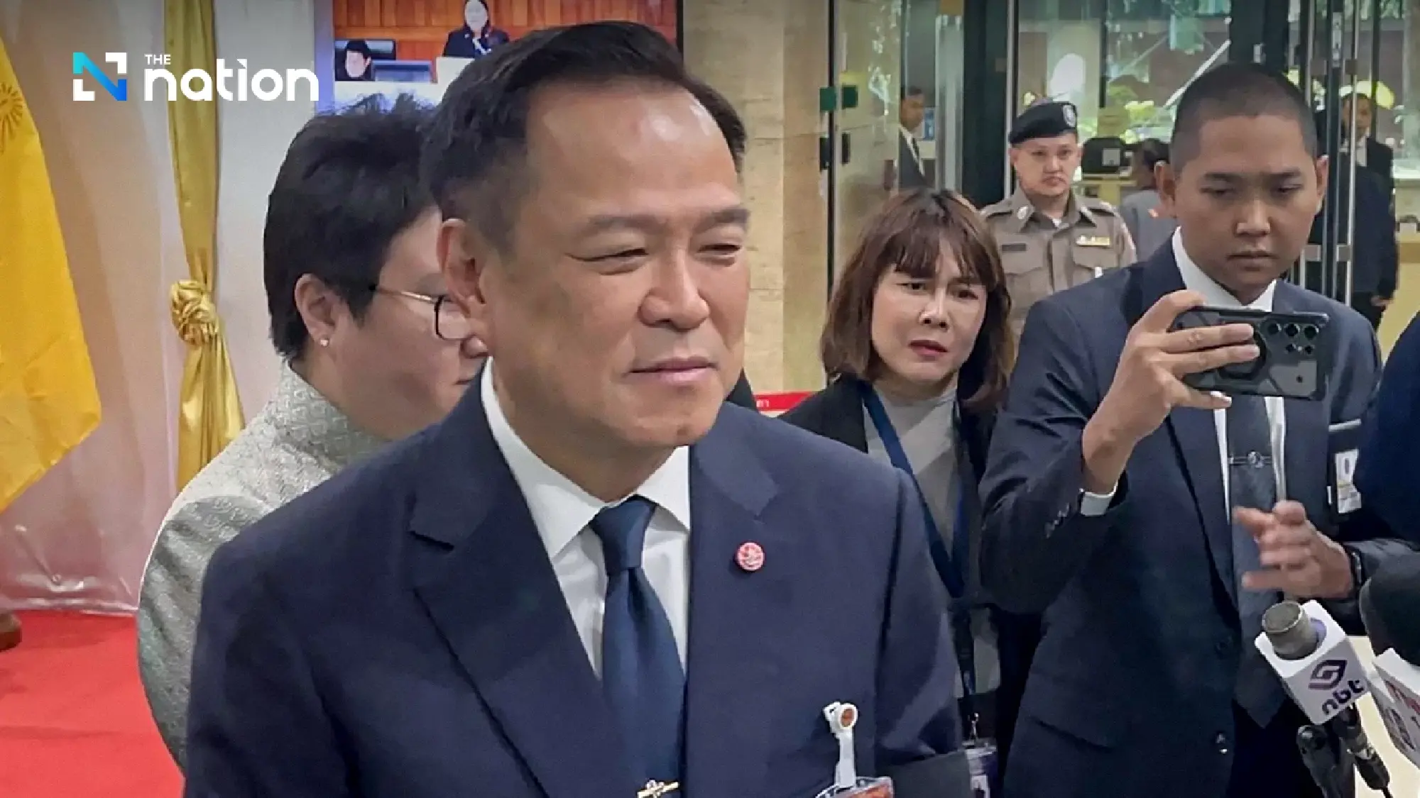 Anutin concedes House dissolution decree drafted, waits to set date