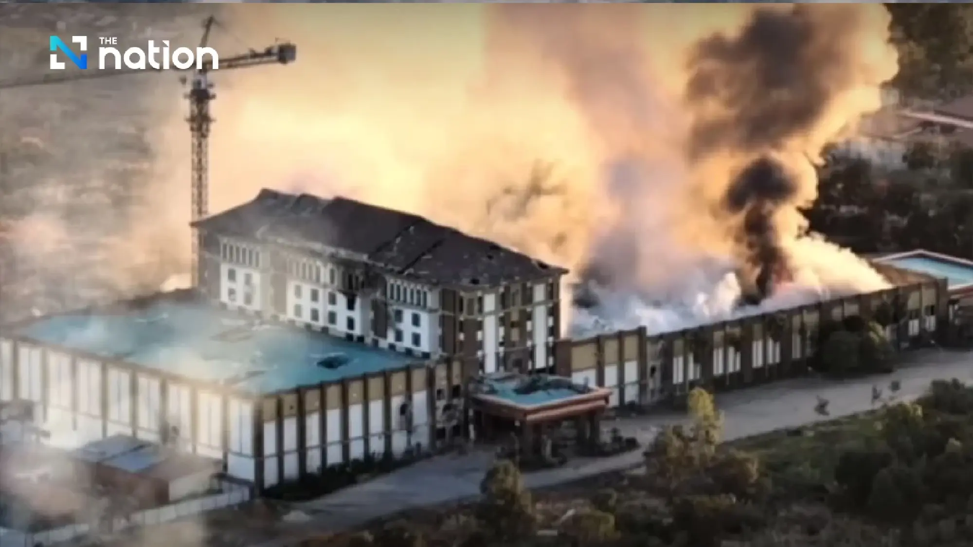 Second Army Area destroys casino compound at Chong Sai Taku