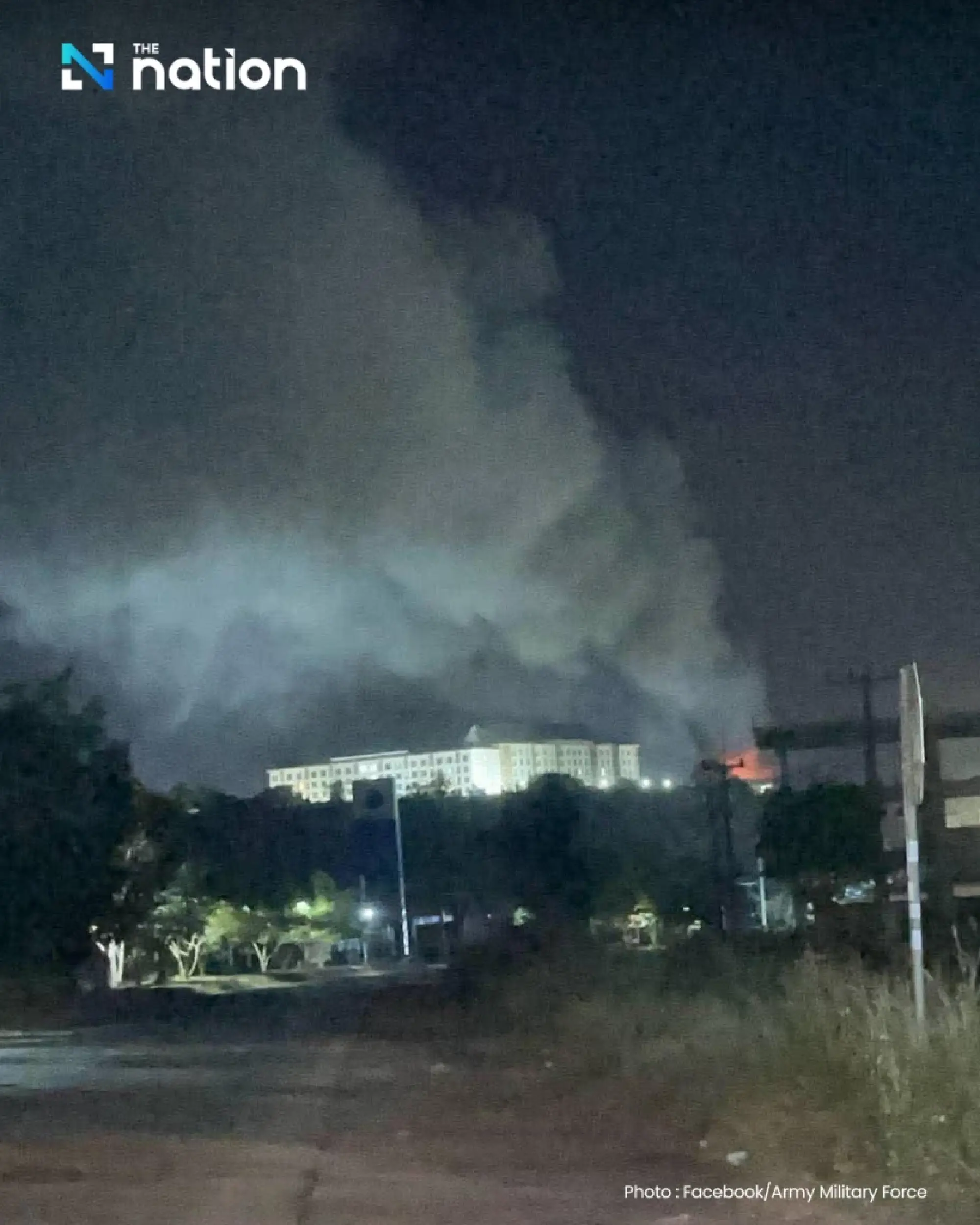 Thai Gripen jets bomb Cambodian casino used as BM-21 rocket and kamikaze drone base