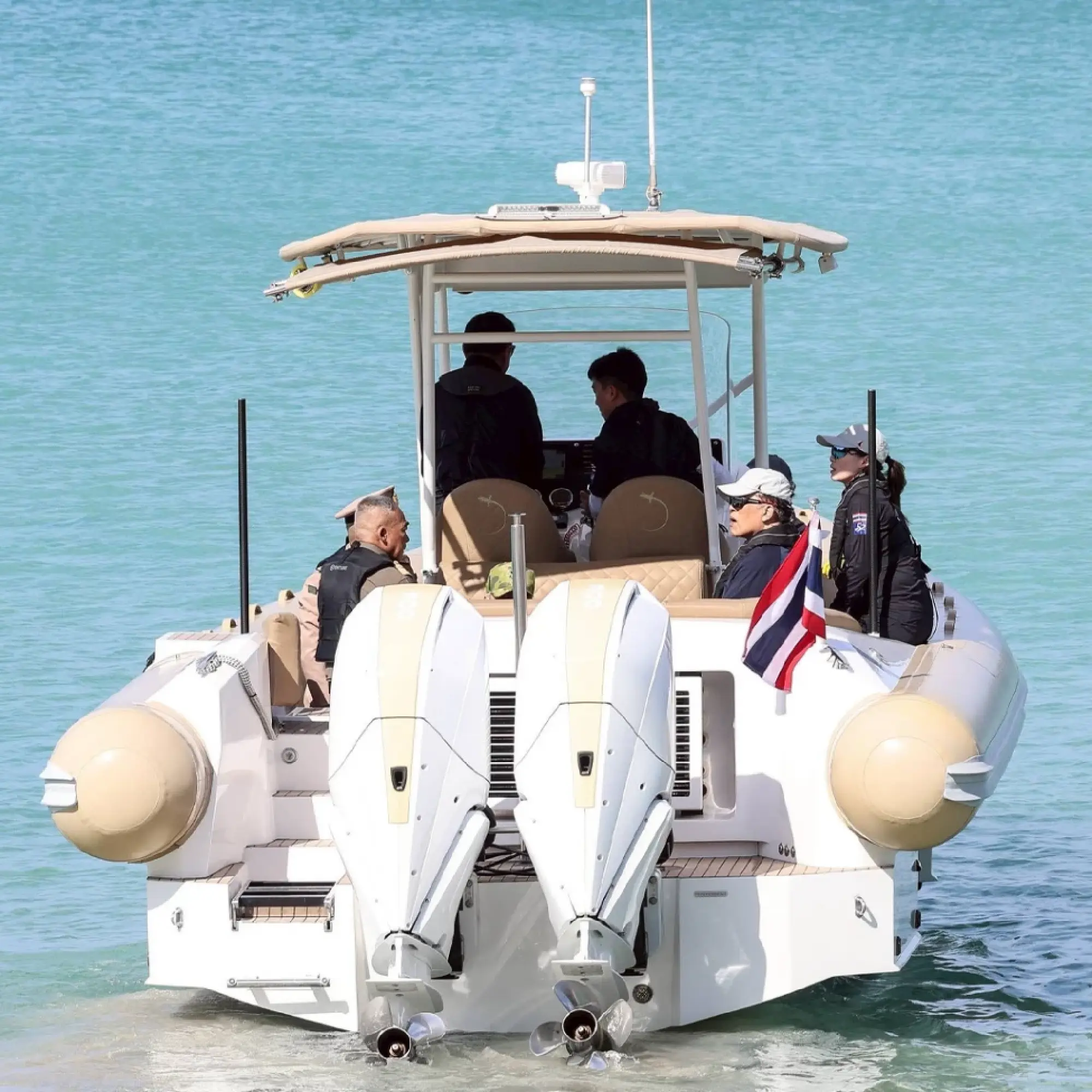 Their Majesties The King and Queen graciously present awards for the ‘Phuket King’s Cup Regatta’