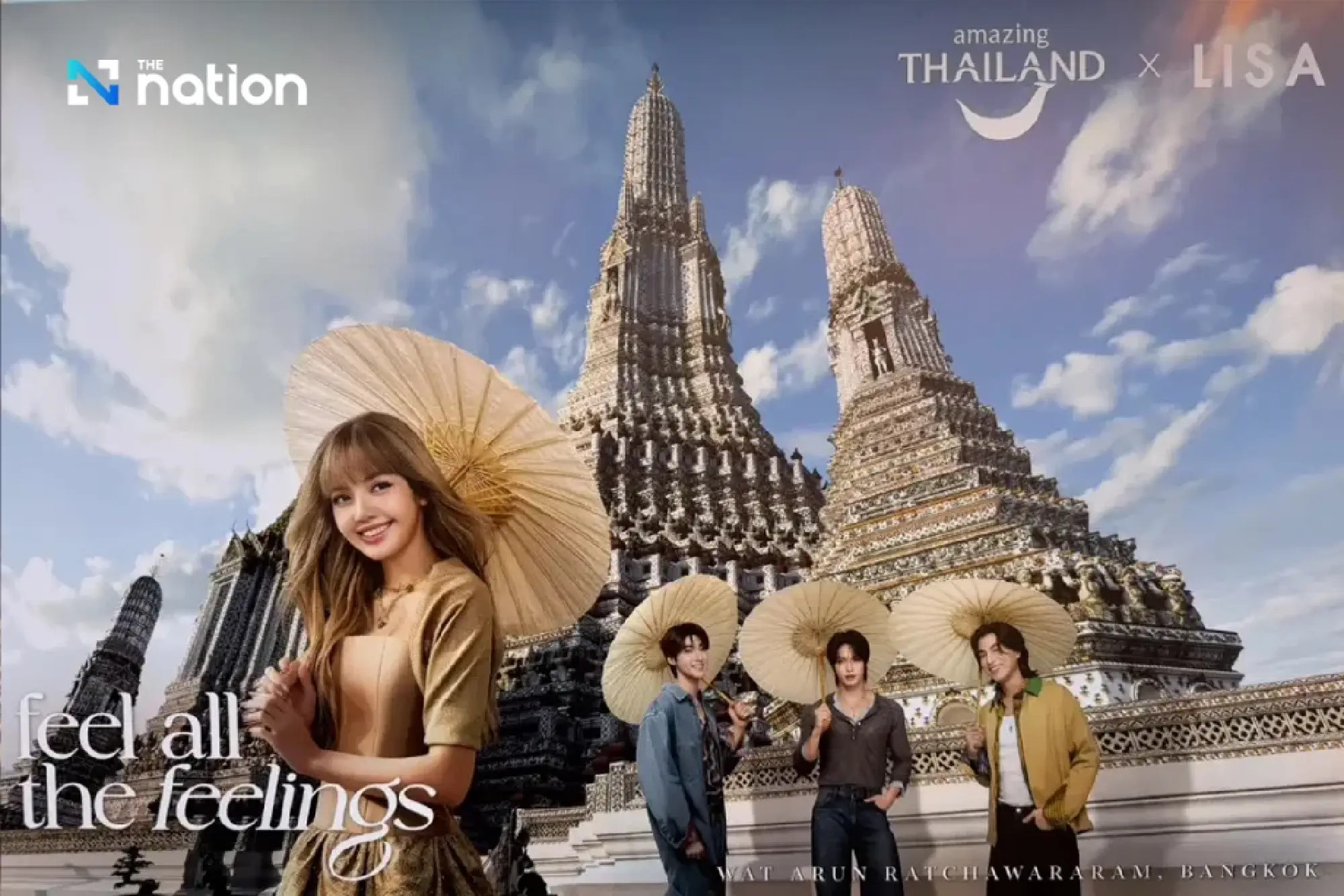 TAT Reveals 10 Destinations with Lisa Promoting Tourism in Thailand
