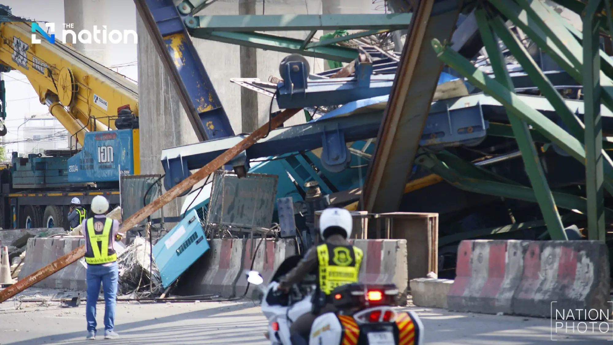 Highways Dept suspends construction of elevated M82 motorway following fatal crane collapse