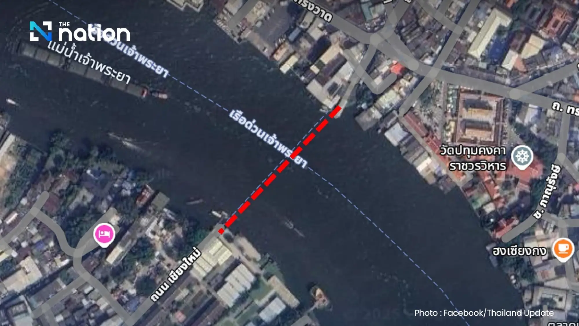 Bangkok unveils concept for Chao Phraya pedestrian bridge linking Song Wat to Thonburi