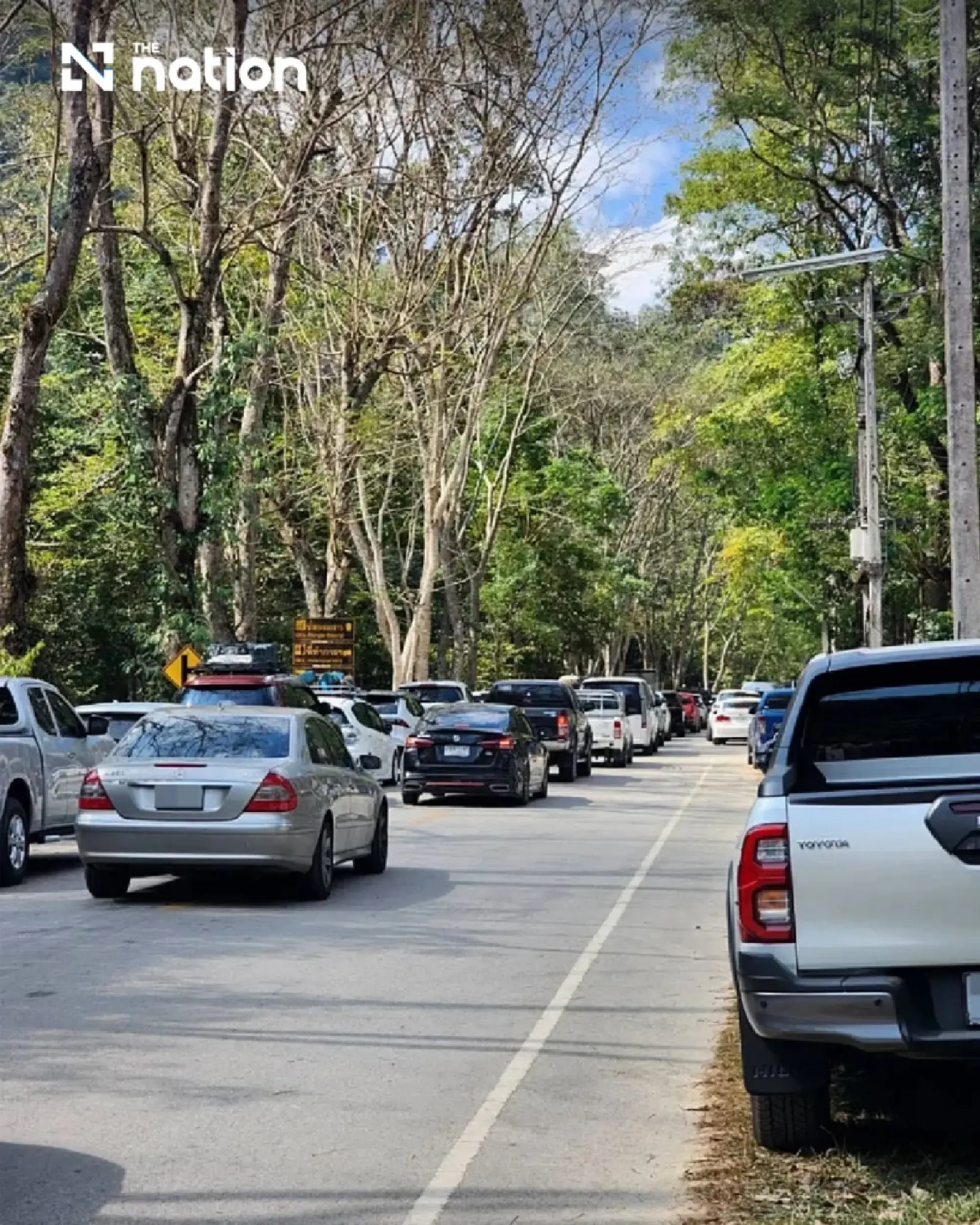 New Year crowds surge at national parks, topping 500,000 in two days; Khao Yai ranks No.1