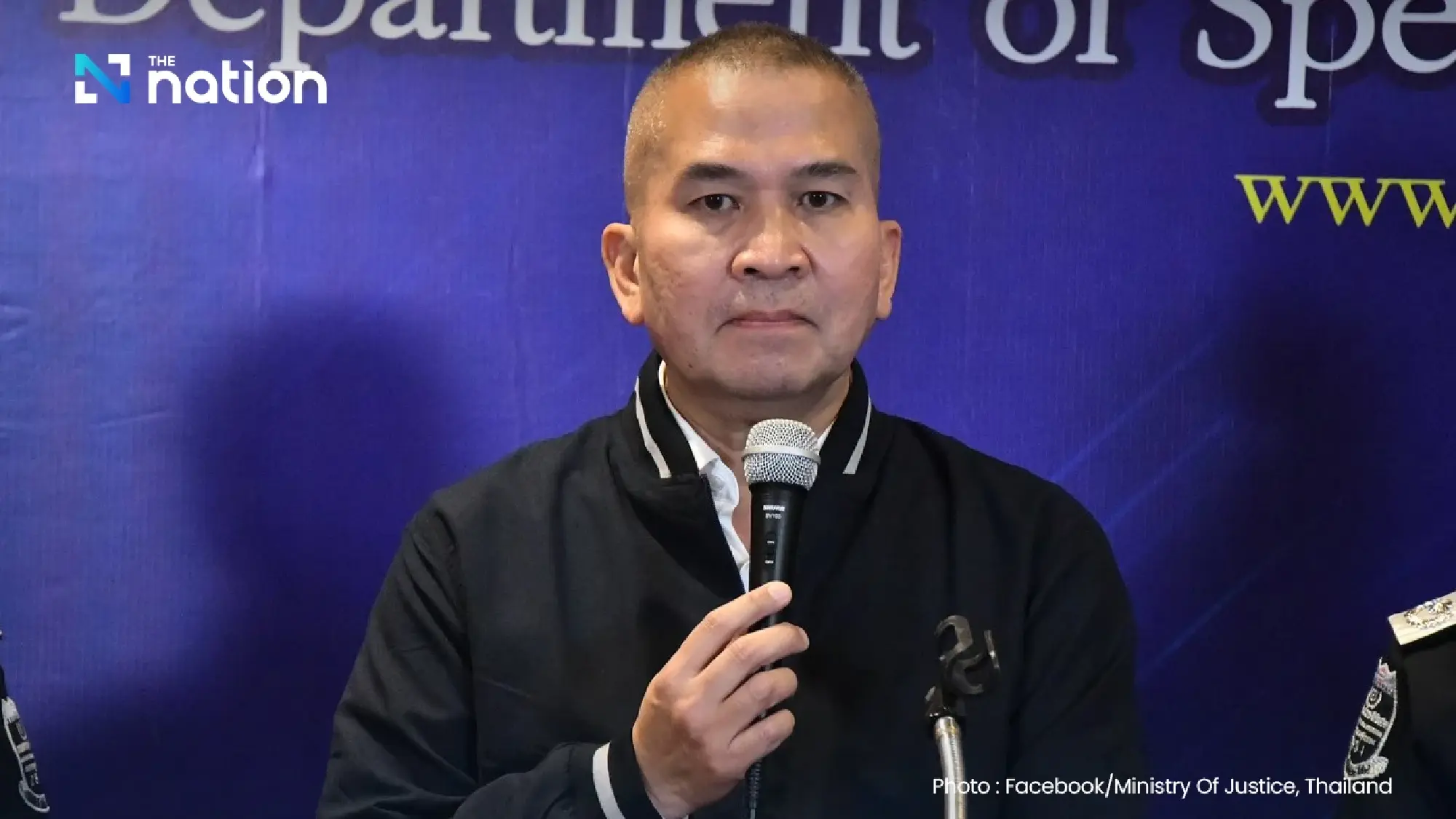 Pol Lt Gen Rutthaphon Naowarat, the Justice Minister