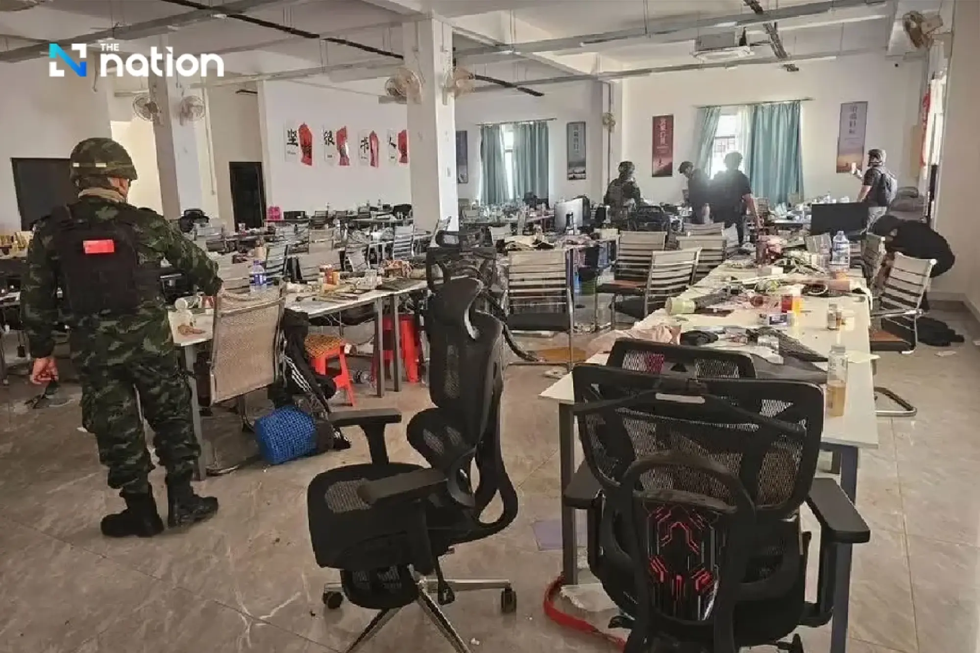 Army and police dismantle scam ring at Chong Chom–O Smach border