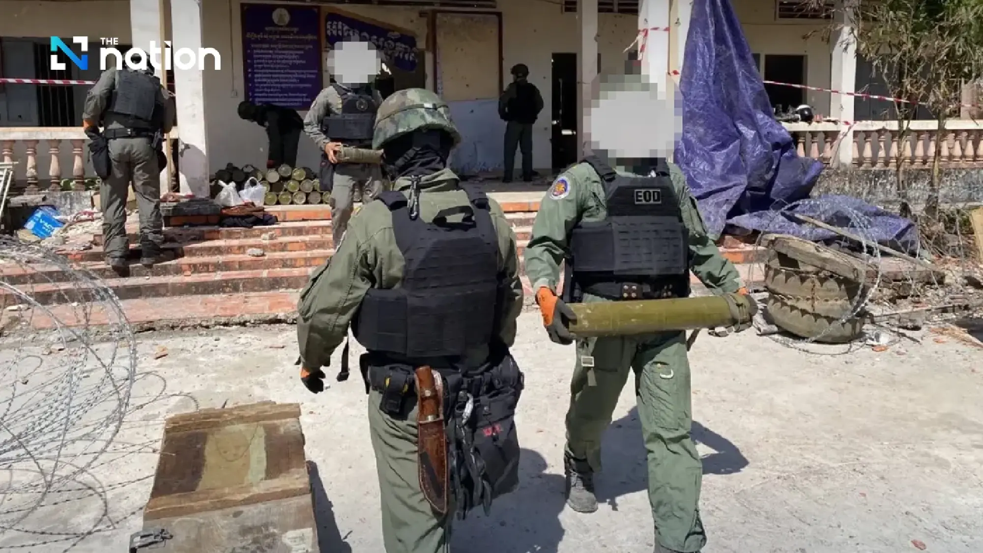 Marines find Cambodian arms cache hidden at Thmor Da casino