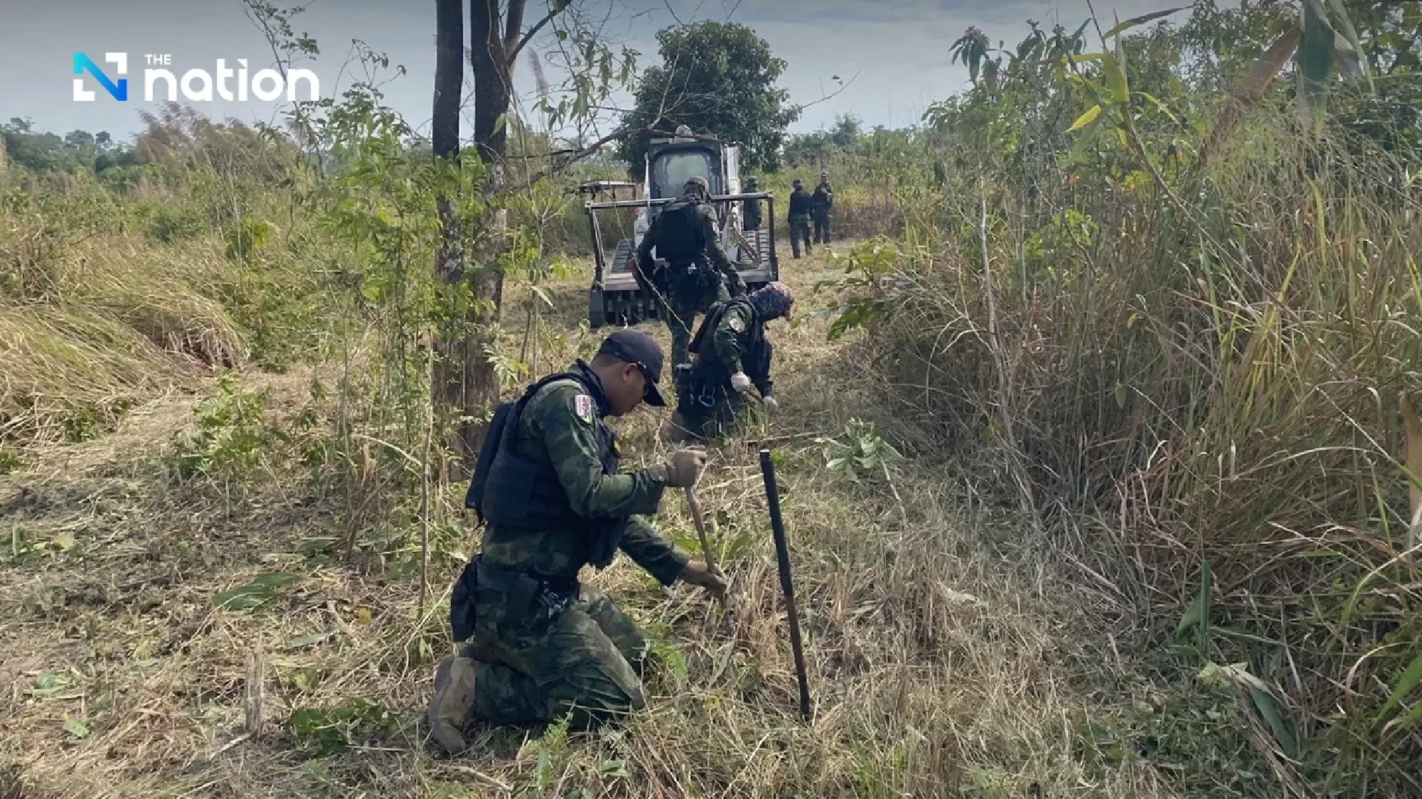 TMAC clears landmines in Trat, unexploded 120mm mortar found