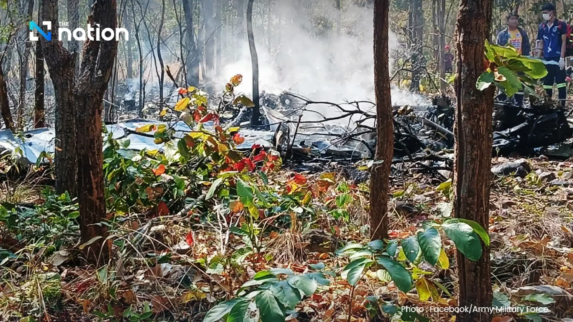 RTAF two-seat light attack aircraft crashes in Chiang Mai, two pilots killed
