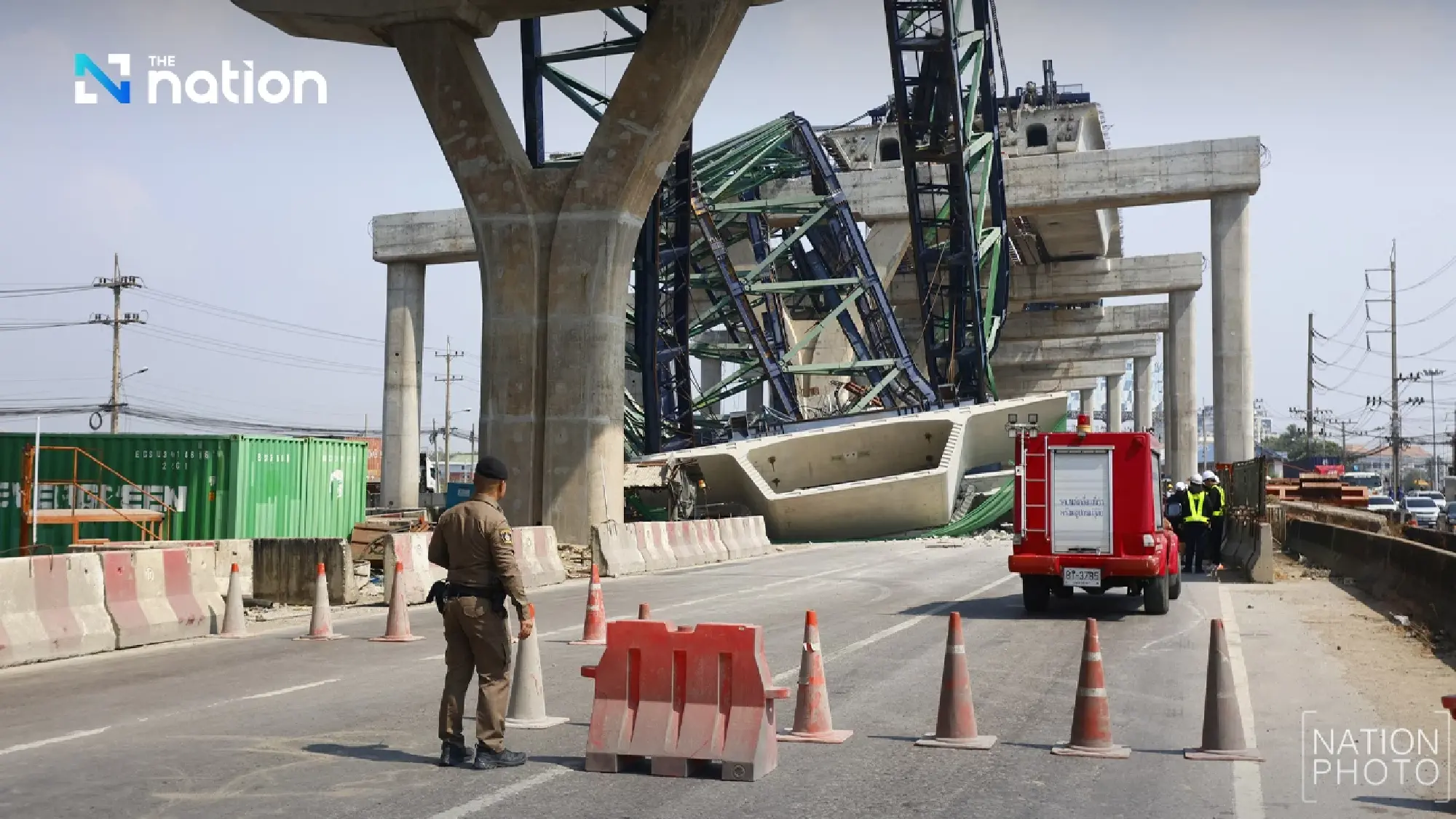 Highways Dept suspends construction of elevated M82 motorway following fatal crane collapse