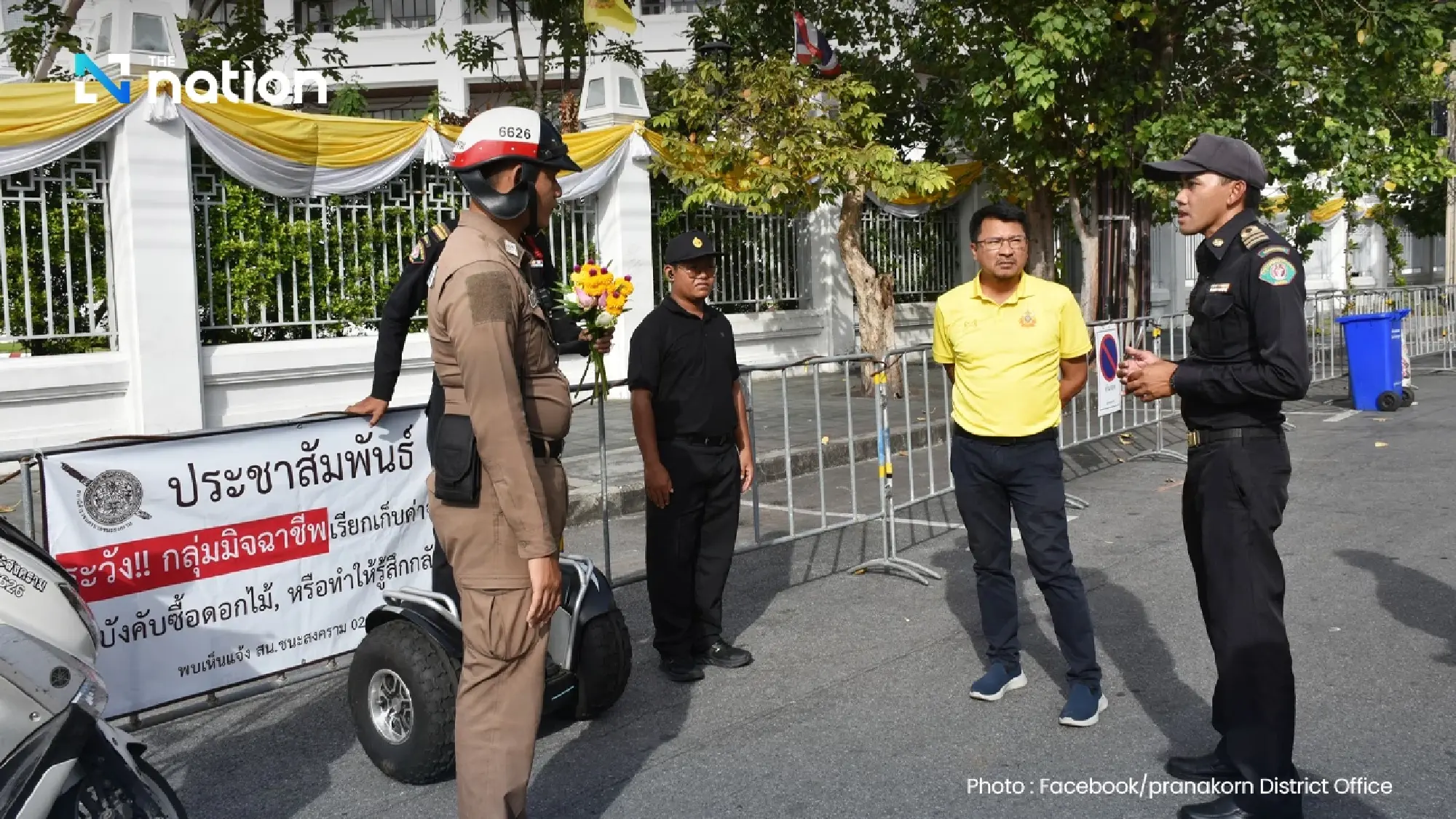 Bangkok Security Forces Crack Down on Aggressive Flower Scams at City Pillar Shrine