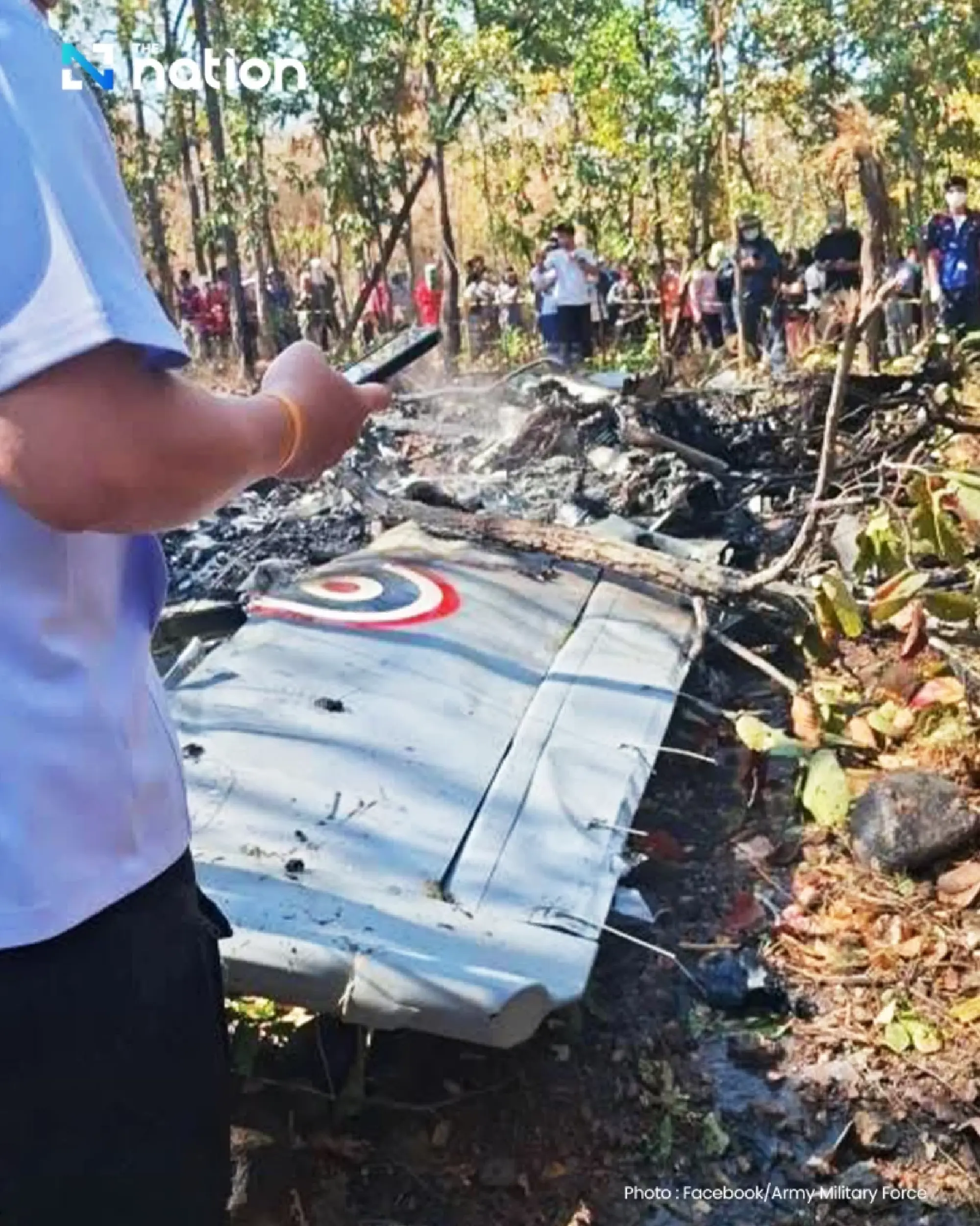 RTAF two-seat light attack aircraft crashes in Chiang Mai, two pilots killed