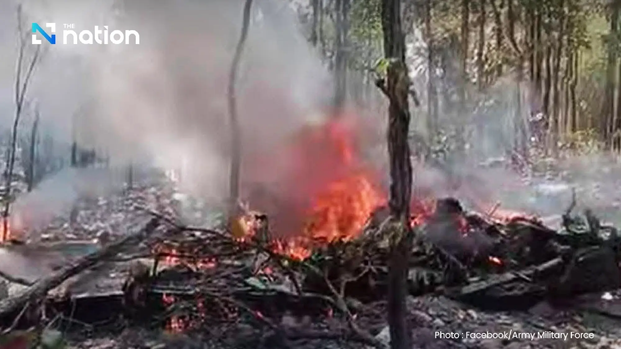 RTAF two-seat light attack aircraft crashes in Chiang Mai, two pilots killed