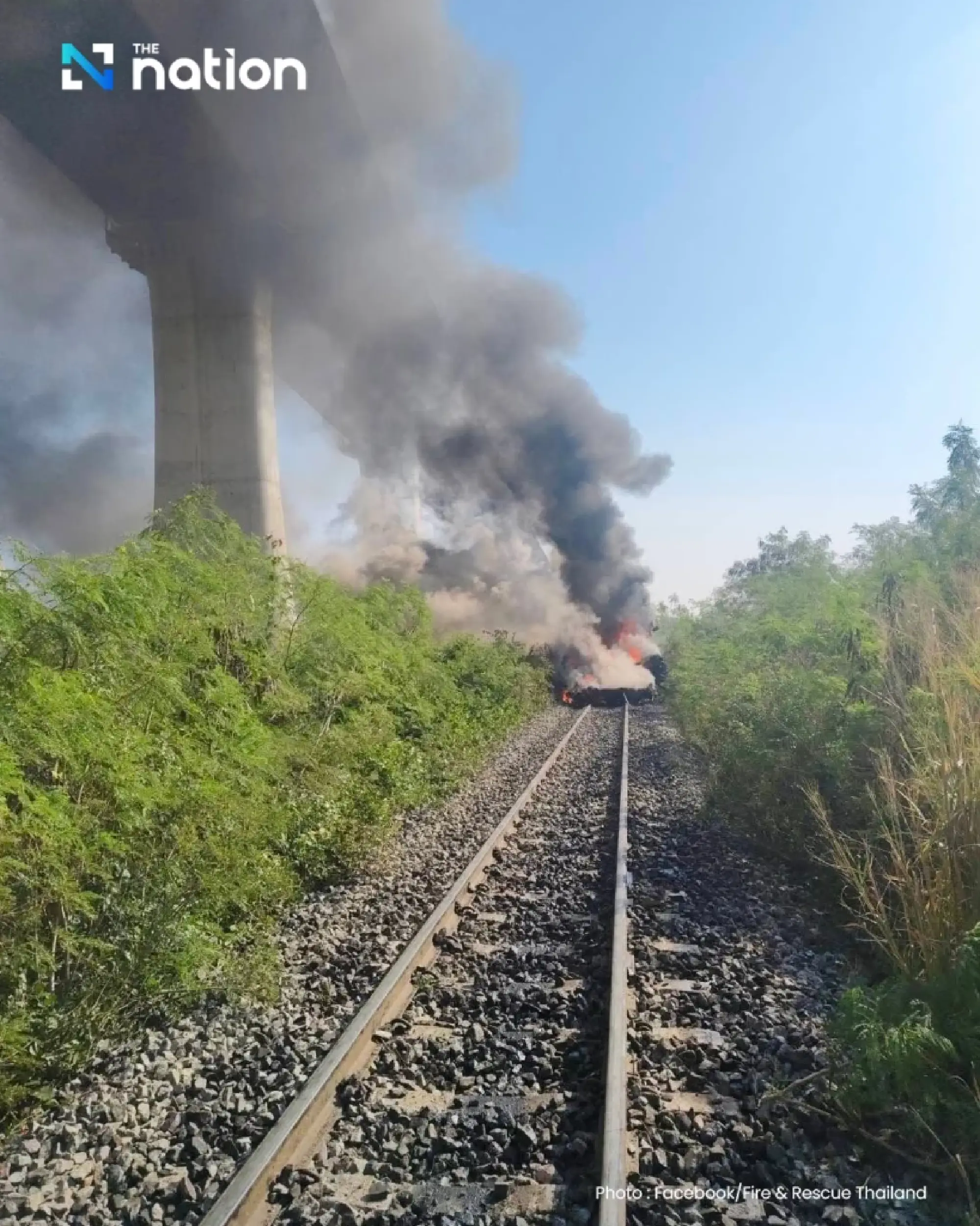 Crane falls onto tracks, causing deadly train crash in Nakhon Ratchasima, 40+ injured