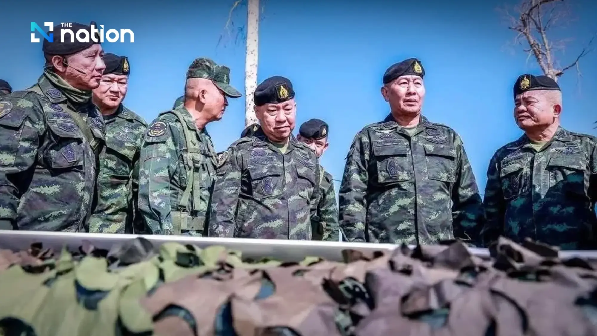 Thai army chief Gen Pana visits Surin border, inspects Hill 225 and Hill 350