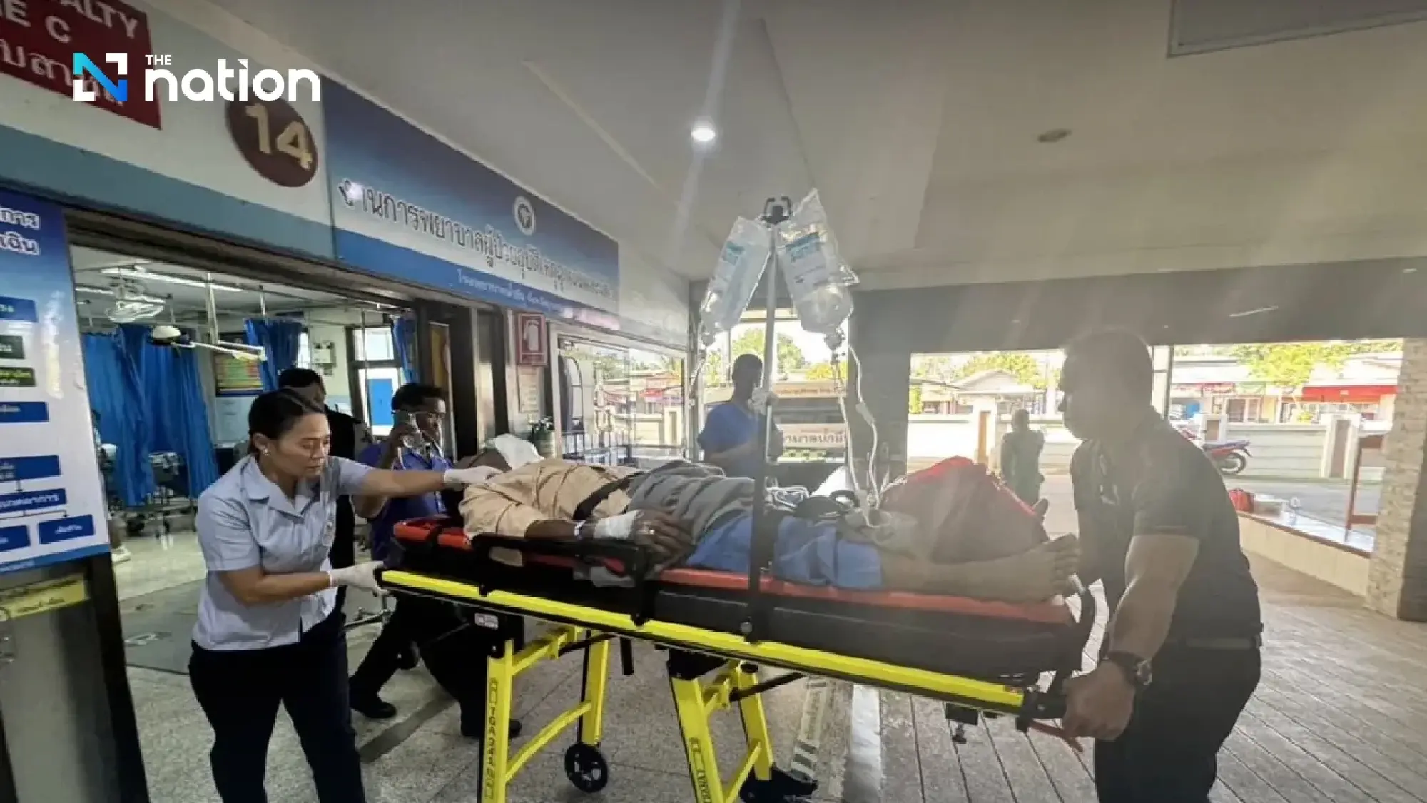 Explosion at Thai-Cambodian border injures two Thai soldiers after grass fire ignites munitions