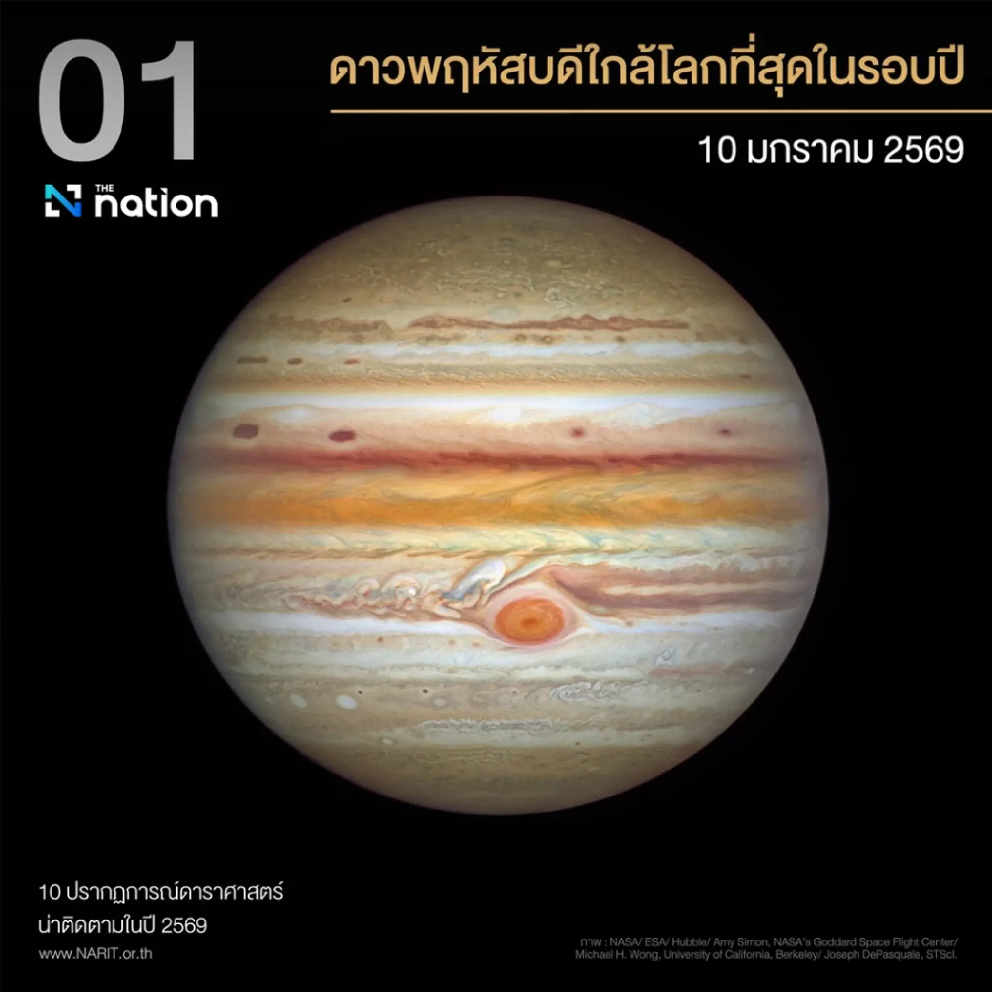 NARIT: 10 must-see sky events in 2026