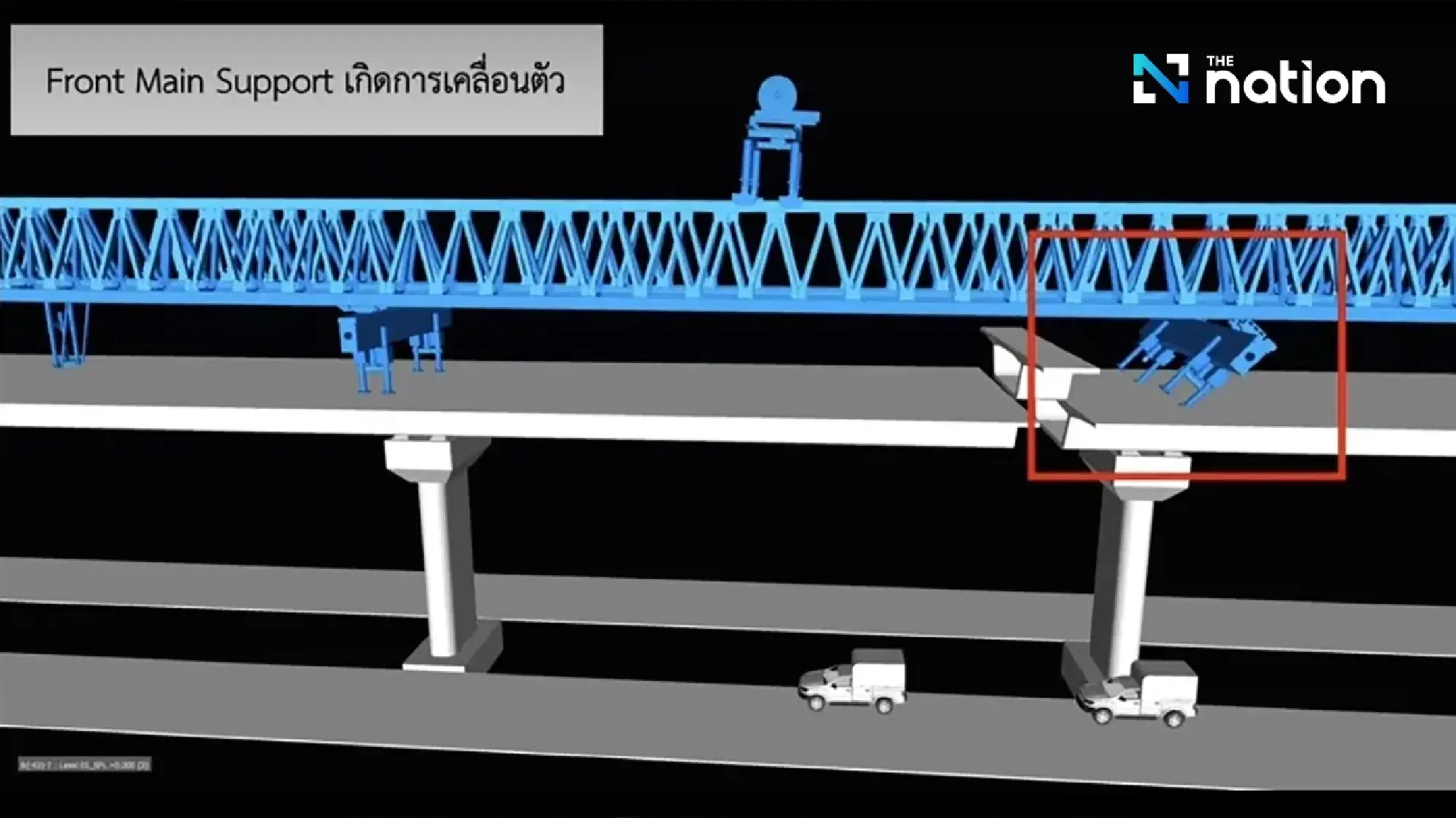 Highways Dept closes Rama II main road for 60 days following crane collapse, prepares to terminate contract