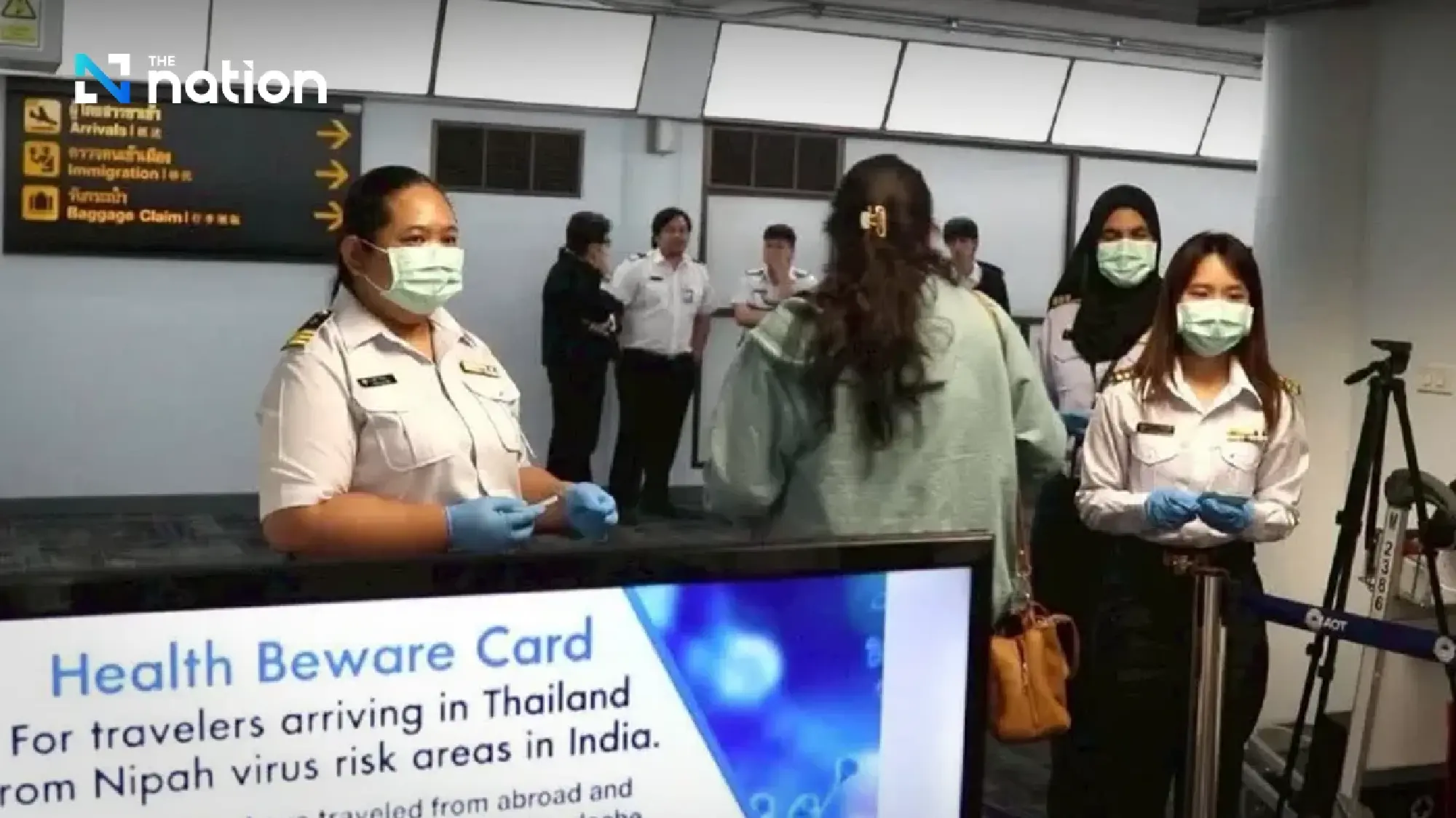 Public Health screens air passengers from India for Nipah virus